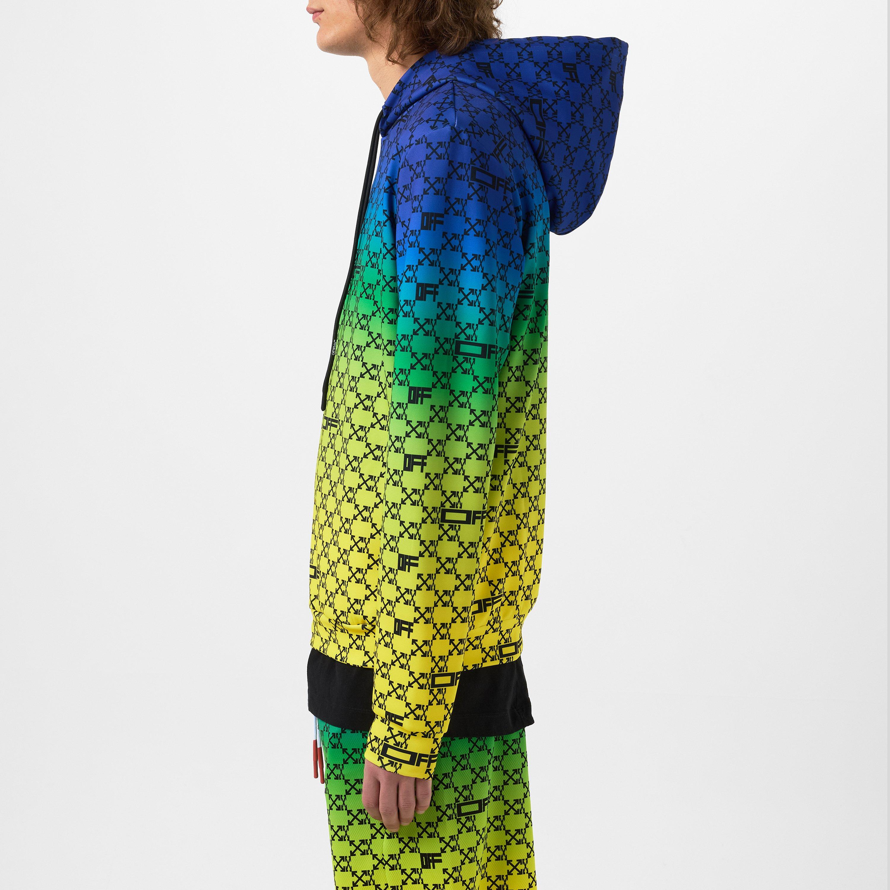 Multicolor - Off White - Men's Athl Monogram Hoodie - 3