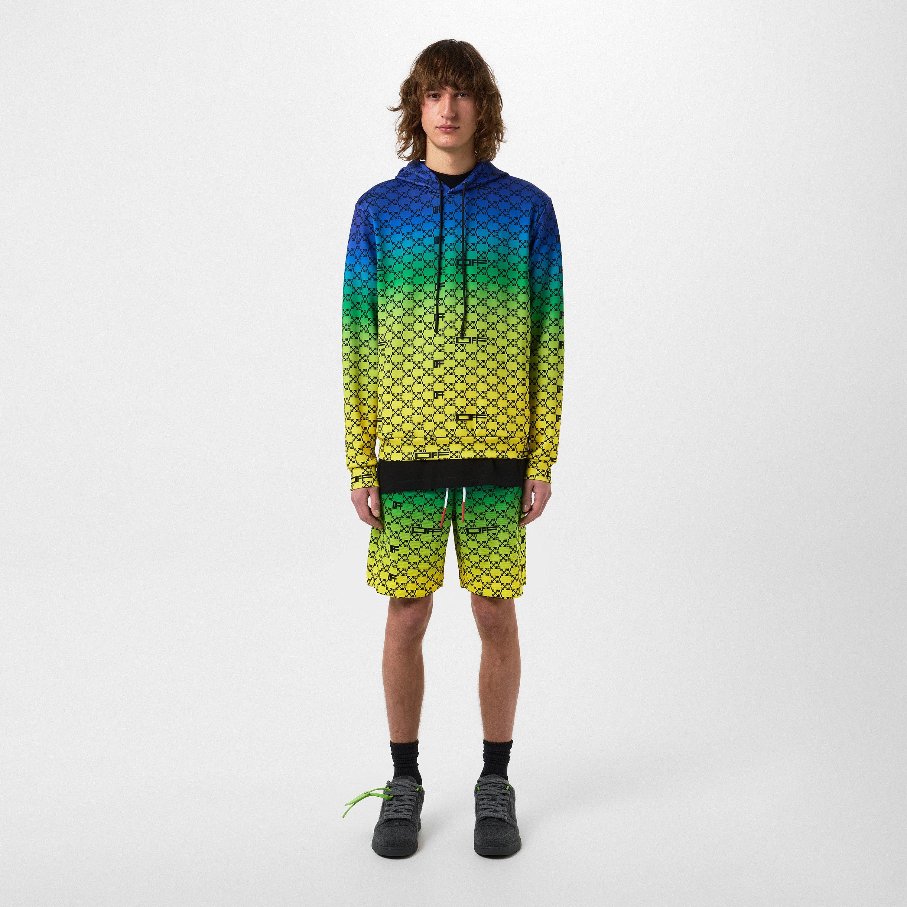 Multicolor - Off White - Men's Athl Monogram Hoodie - 4