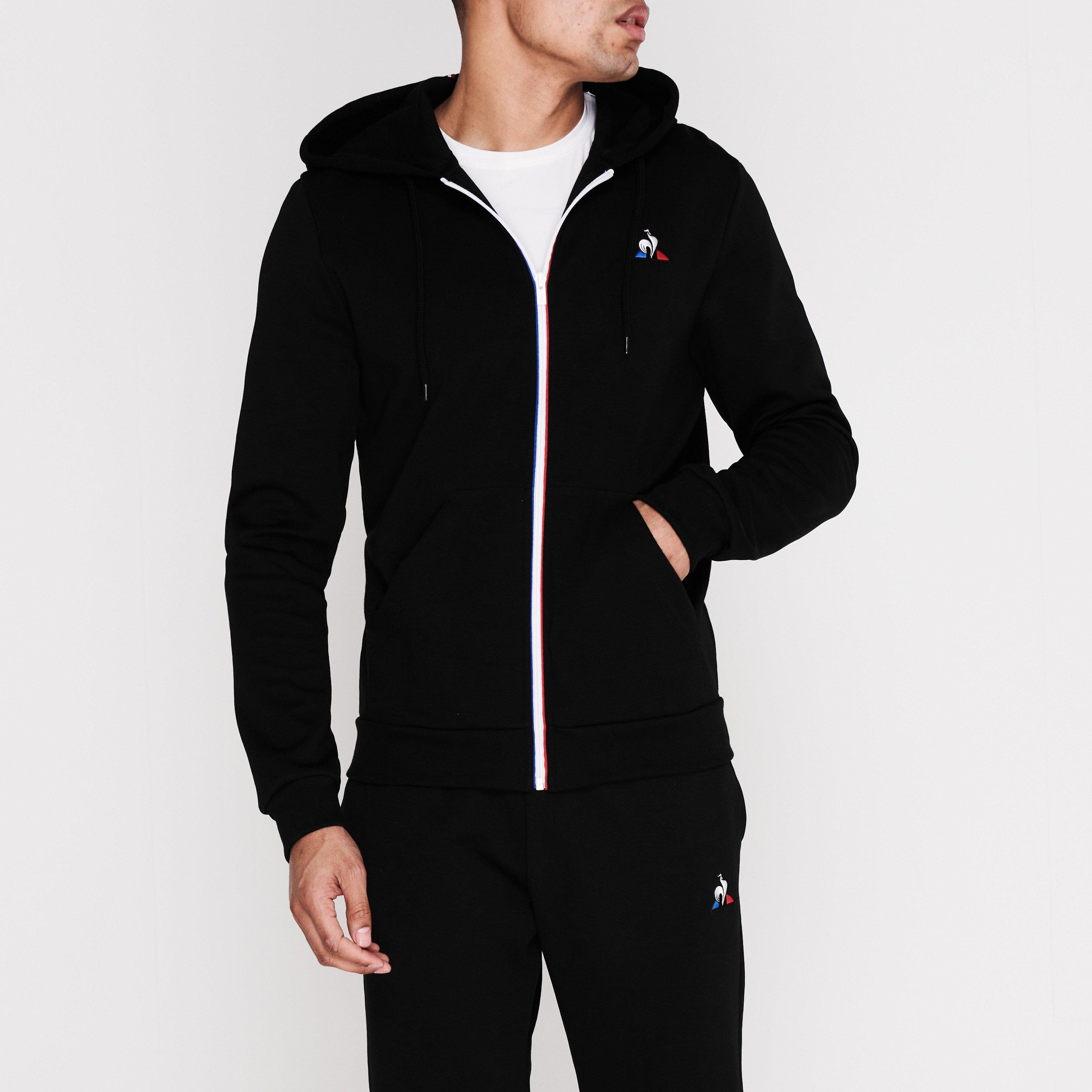Zwart - Le Coq Sportif - Essential Full Zip Hoodie - 2