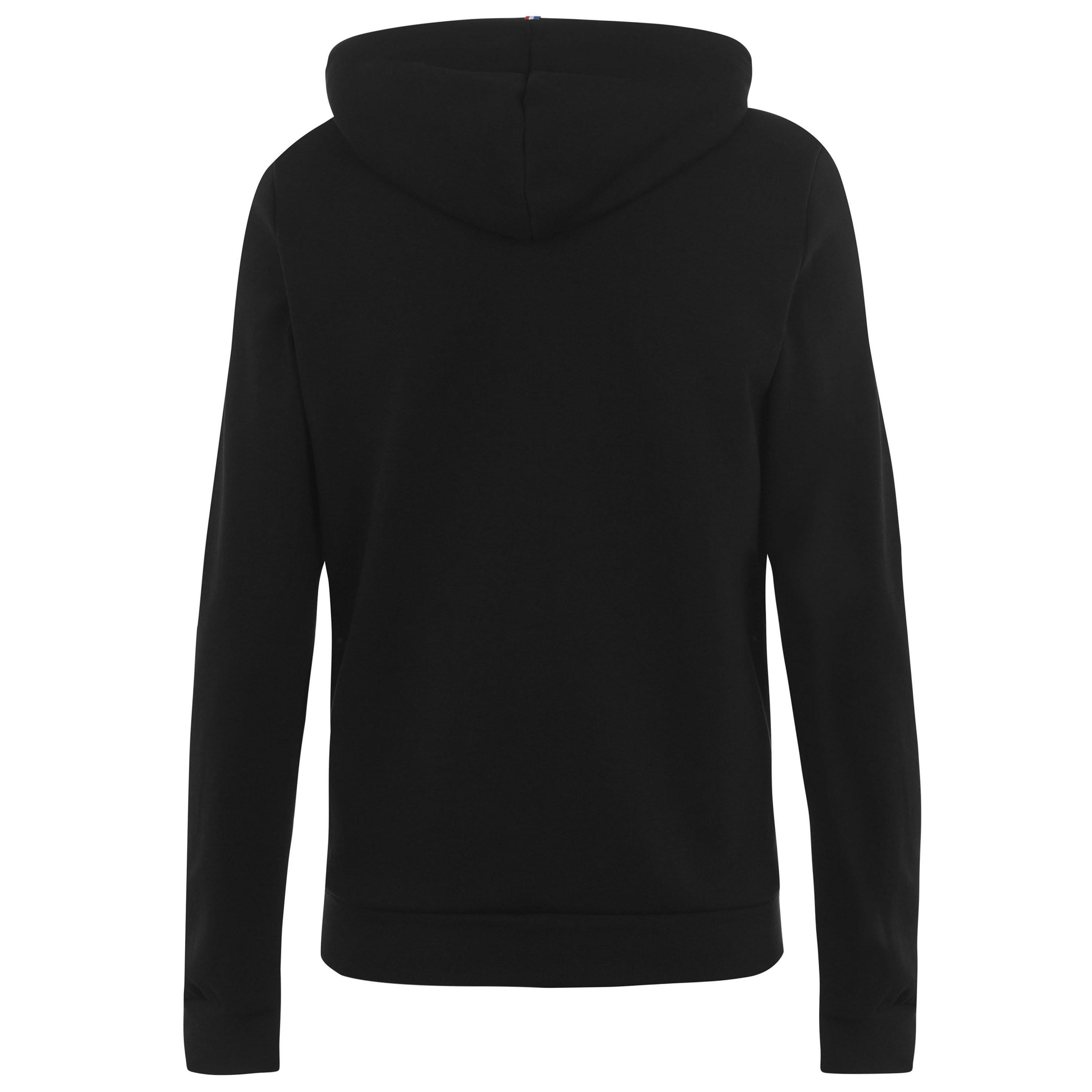 Zwart - Le Coq Sportif - Essential Full Zip Hoodie - 7