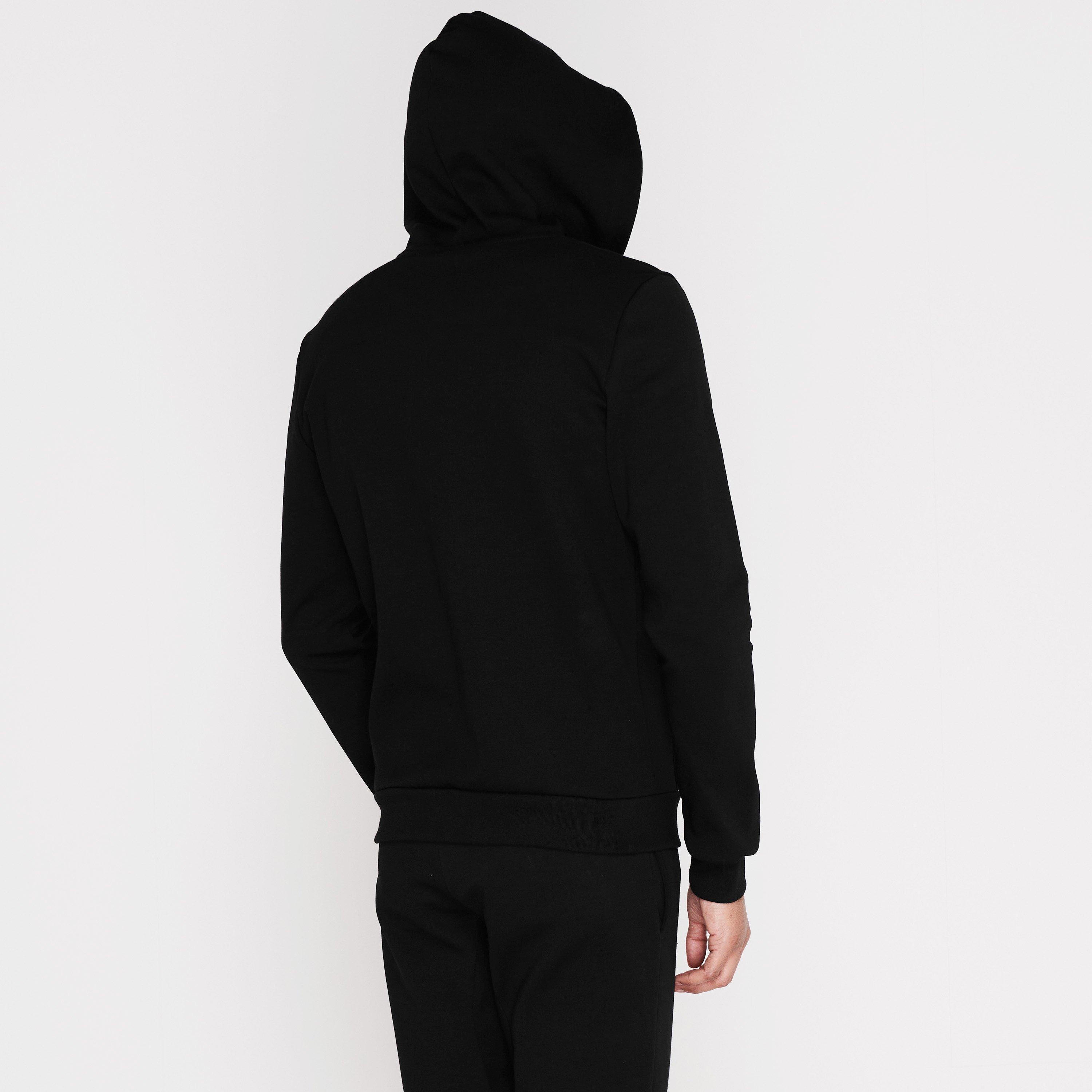 Zwart - Le Coq Sportif - Essential Full Zip Hoodie - 4