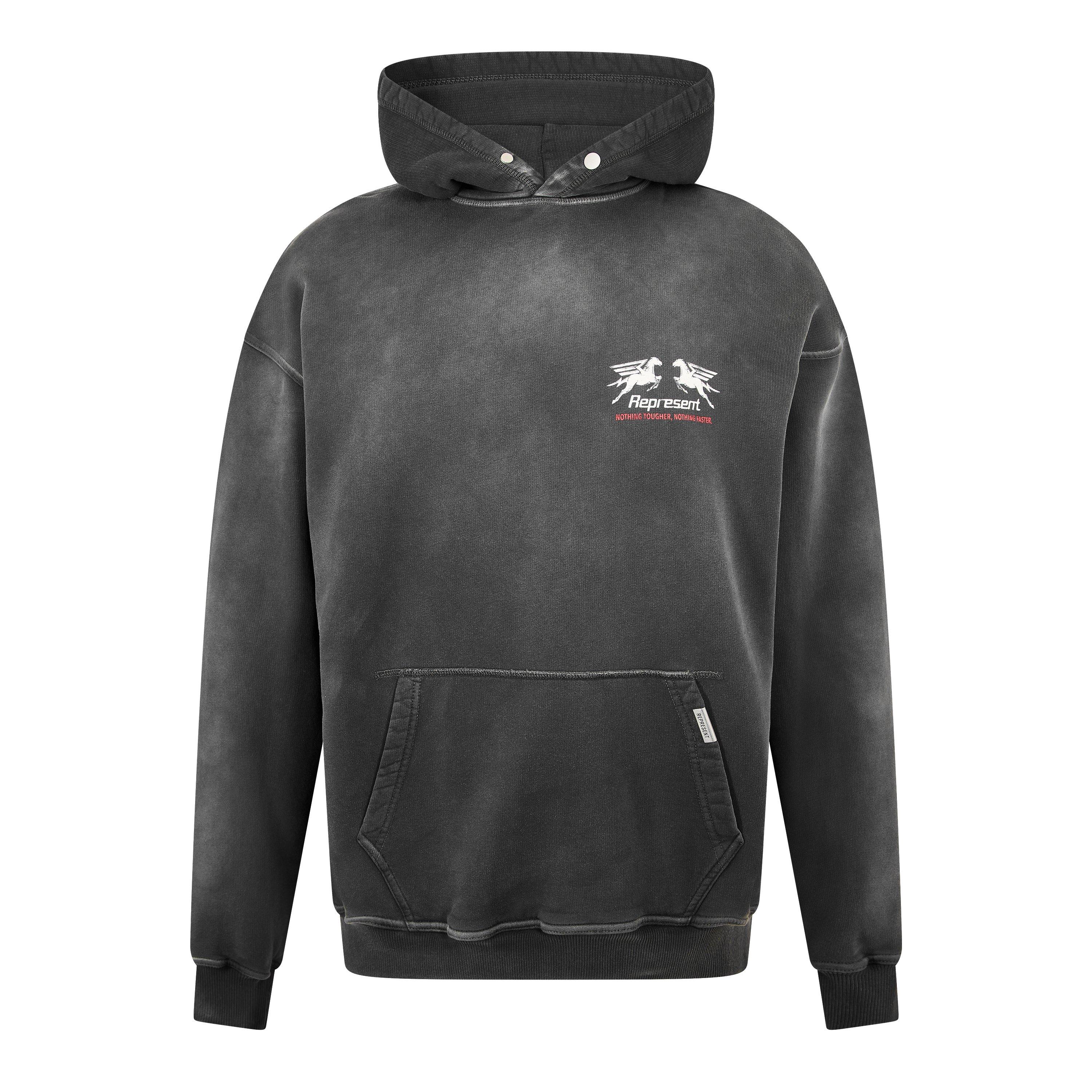 Stained Black - Represent - Men's Overhead Hoodie - 1