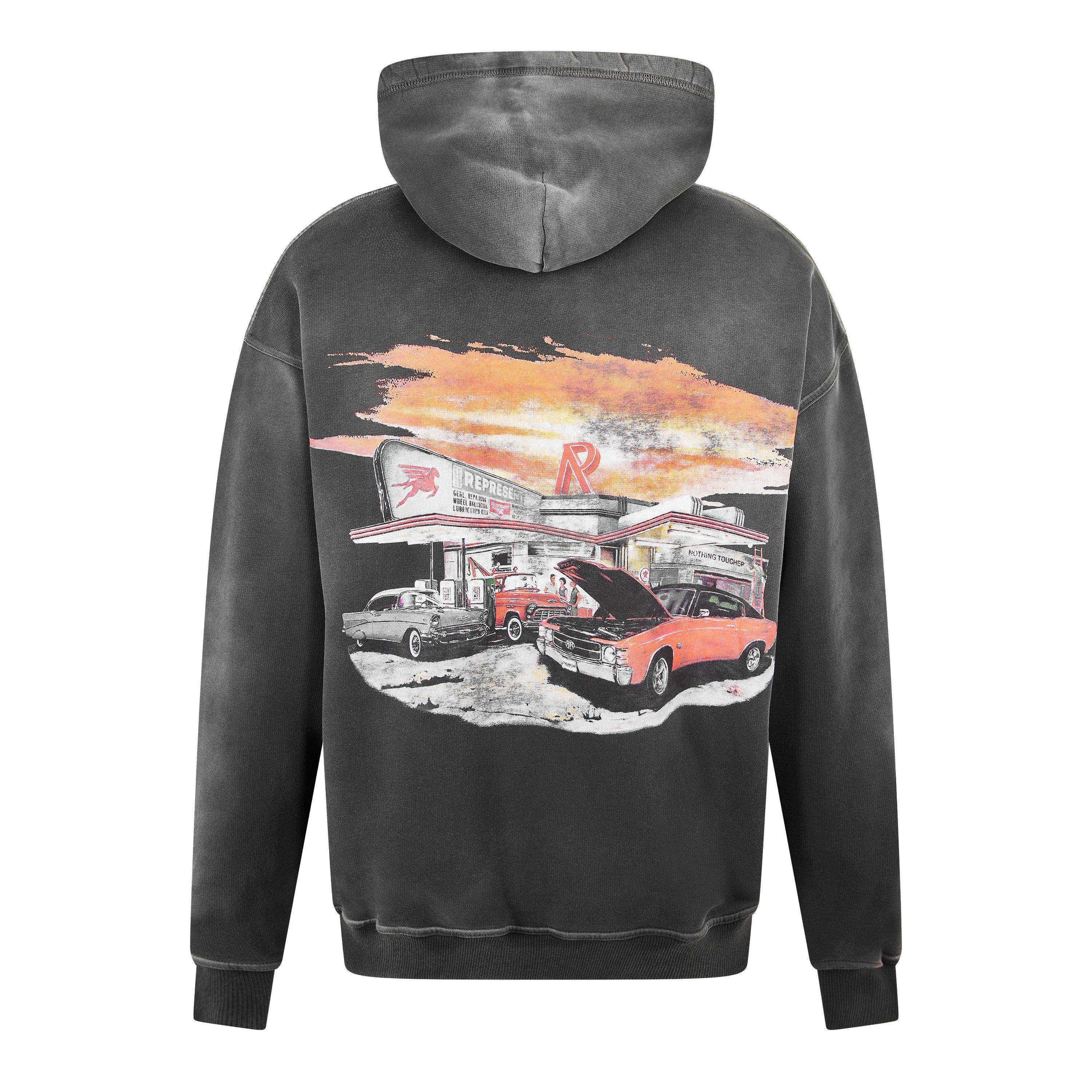 Stained Black - Represent - Men's Overhead Hoodie - 2