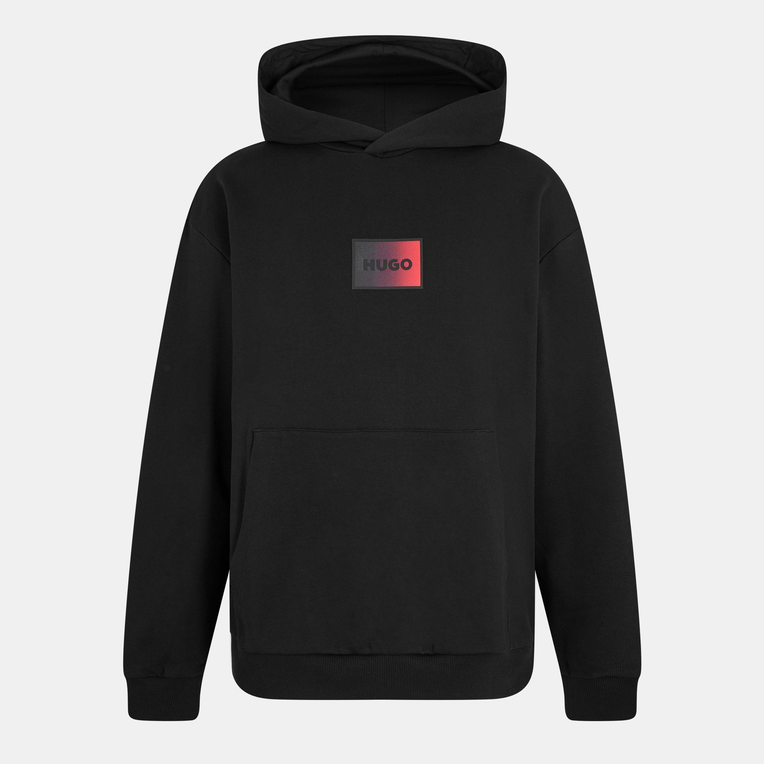 Hugo Mens Danohood Pullover Hoodie - Black 001 - XL