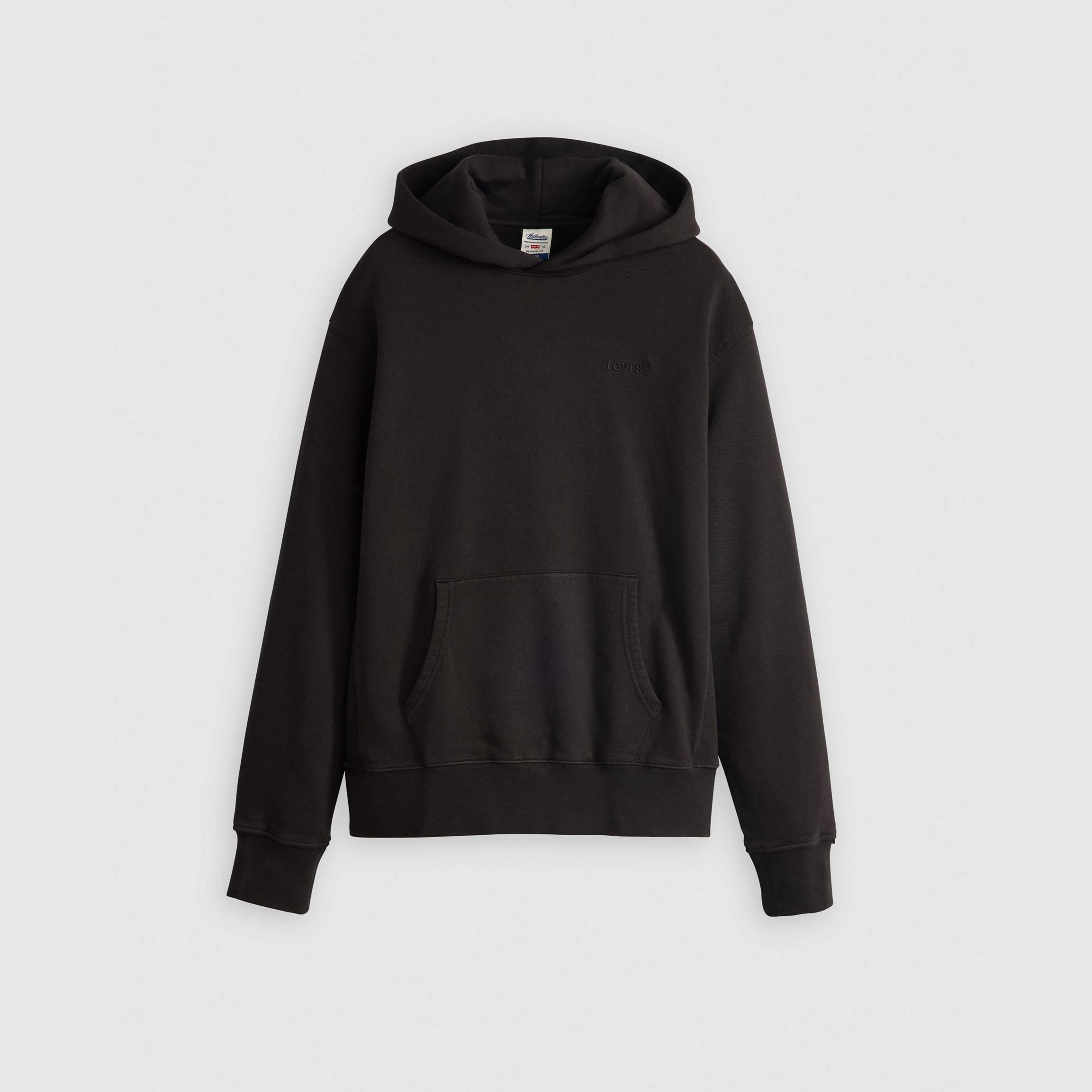 Levis Men's Authentic Pull Over Hoodie - Black - L