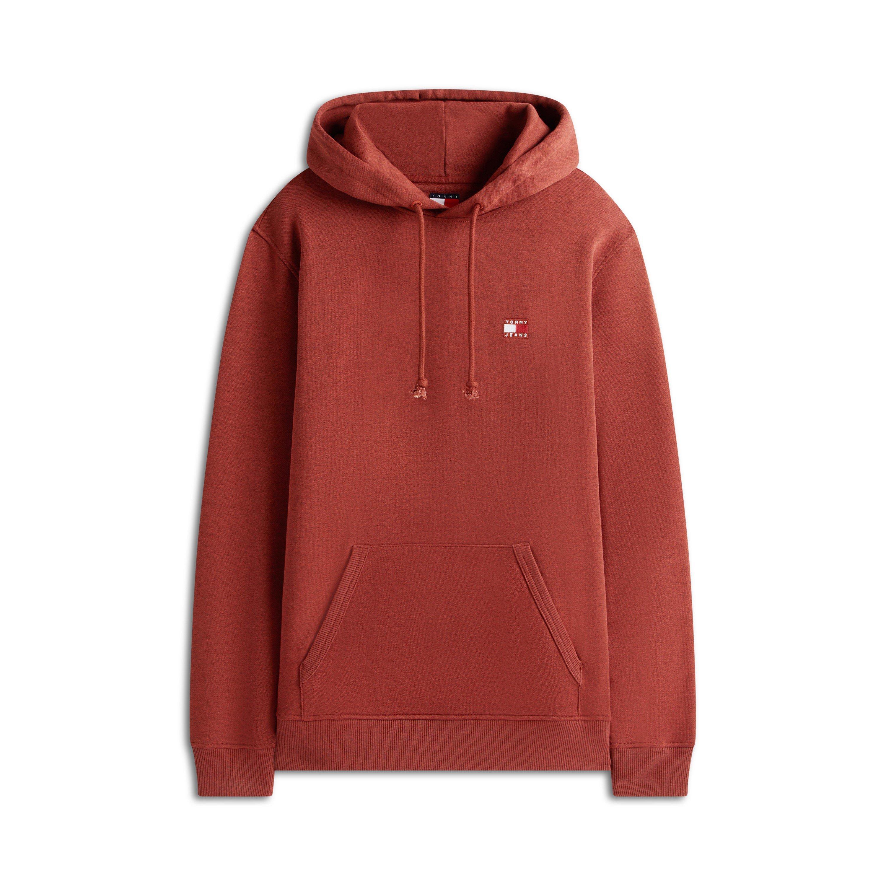 Tommy Jeans Men's Terracotta Hthr Xs Badge Hoodie