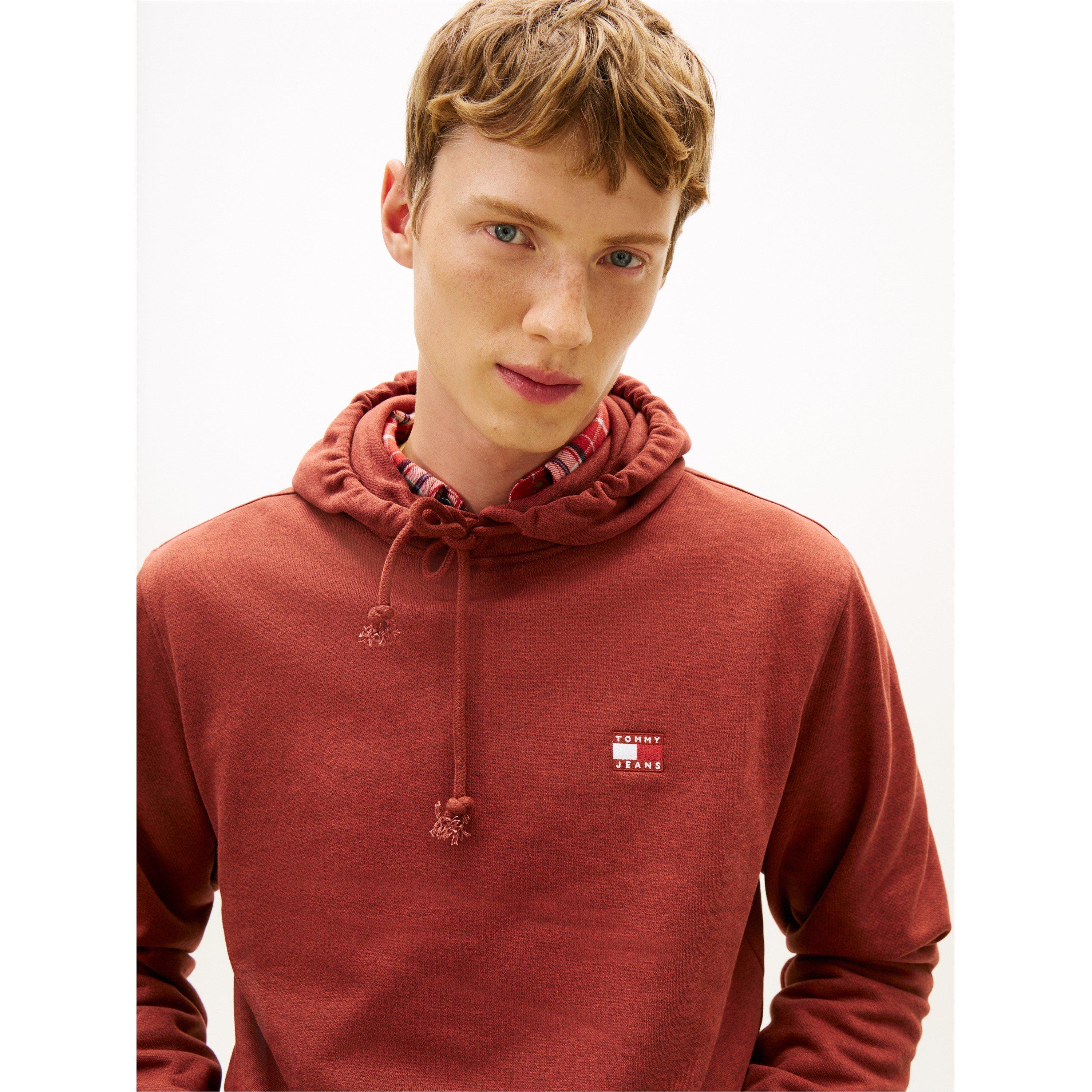 Terracotta Hthr - Tommy Jeans - XS Badge Hoodie - 3