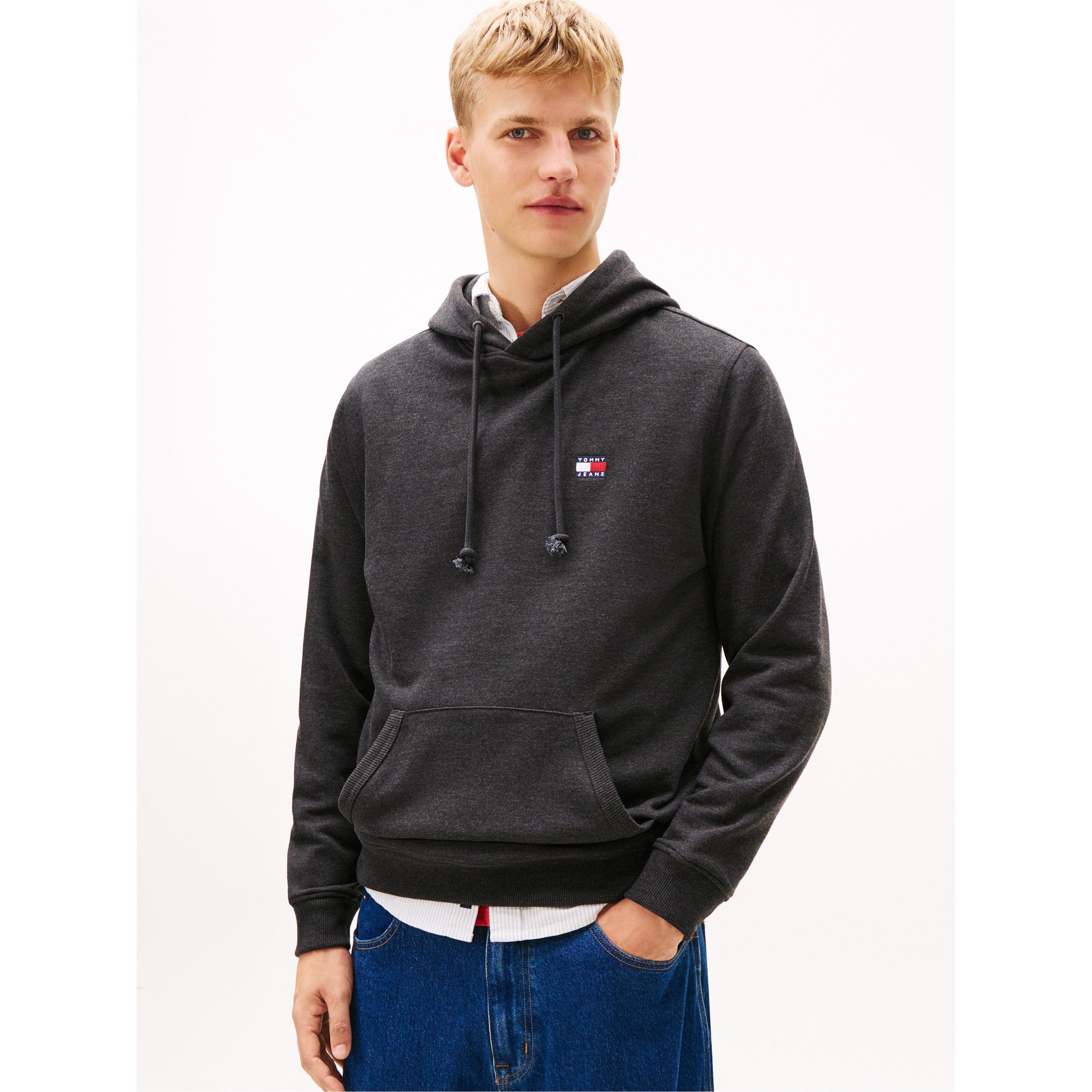 Black Htr - Tommy Jeans - XS Badge Hoodie - 2