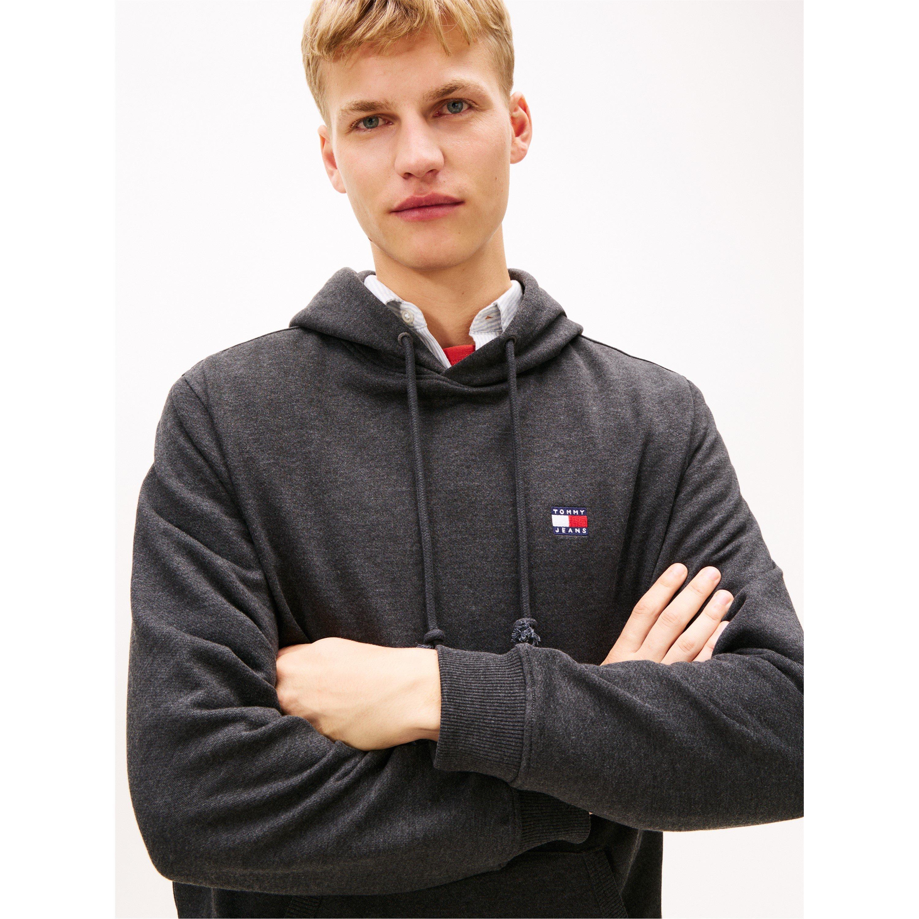 Black Htr - Tommy Jeans - XS Badge Hoodie - 3