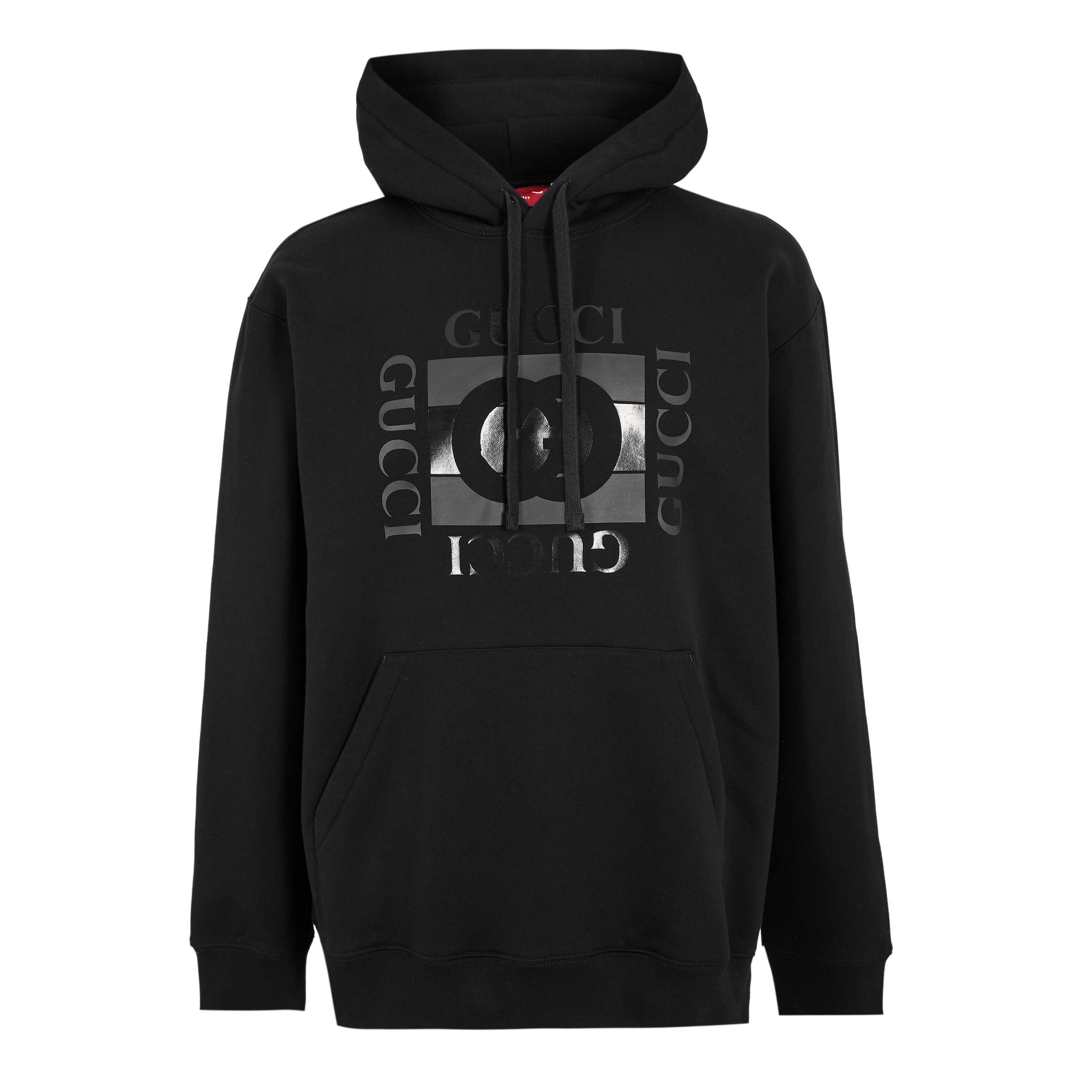 Gucci Men's Pull Over Hoodie - Black - M
