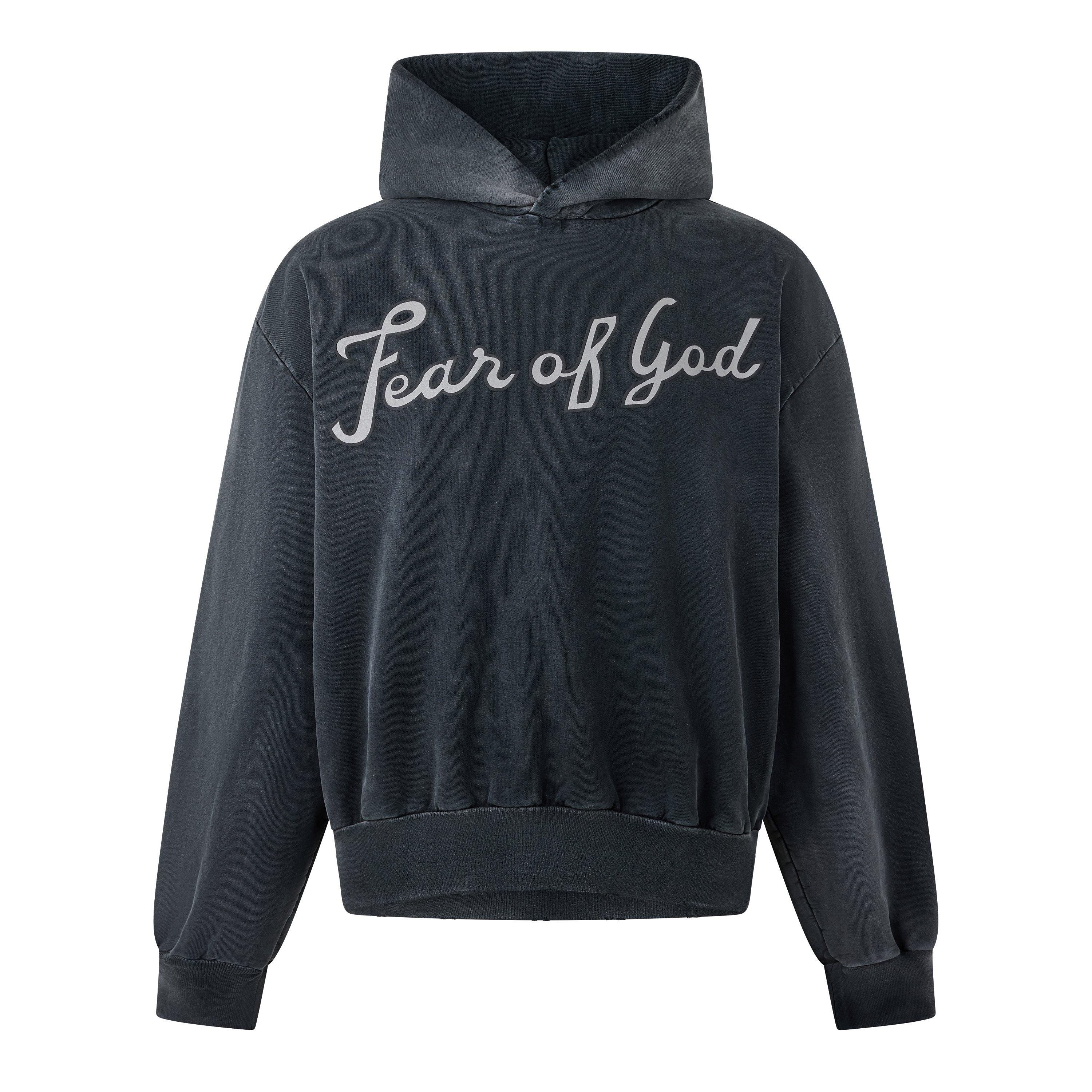 Faded Black - Fear Of God - Men's Overhead Hoodie - 1