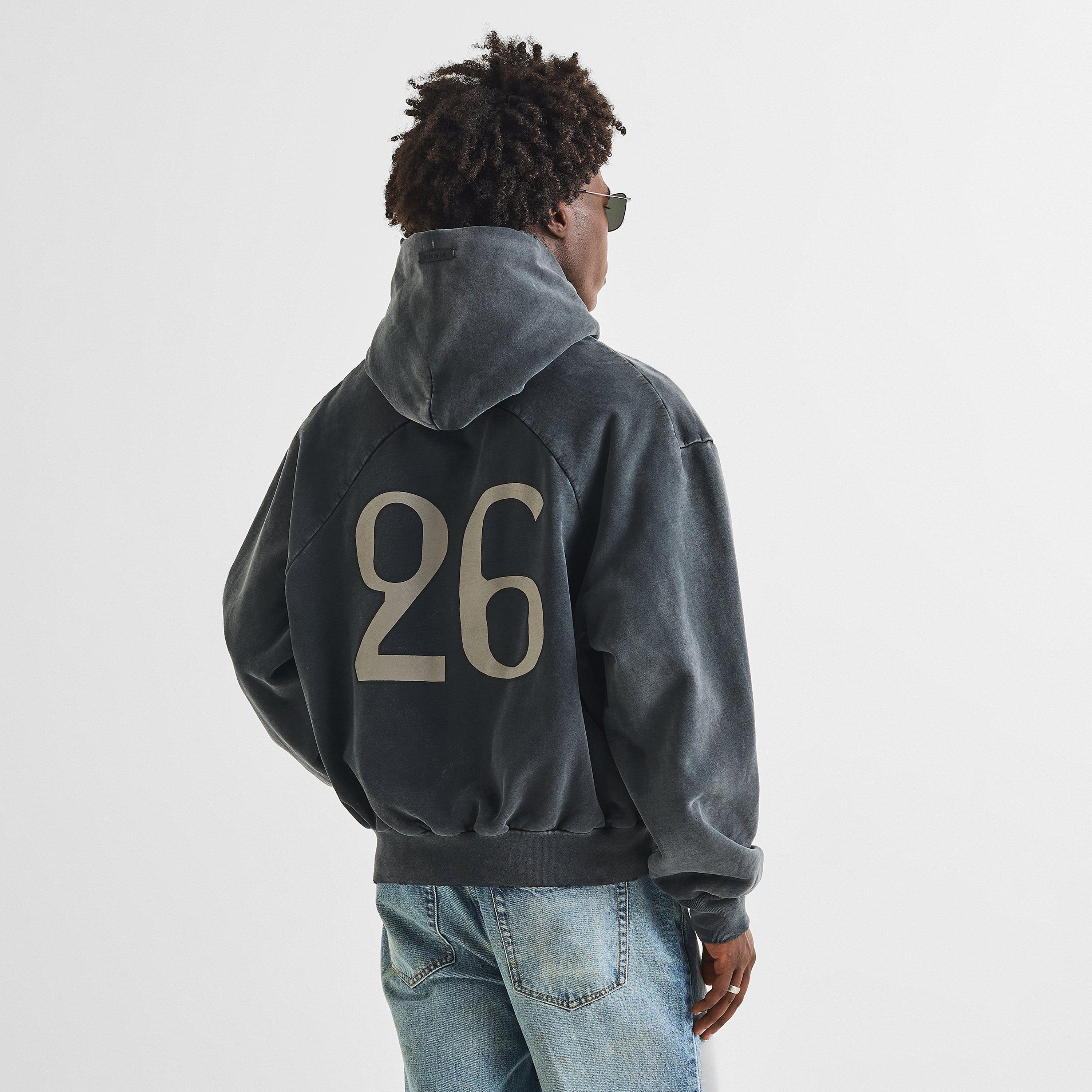 Faded Black - Fear Of God - Men's Overhead Hoodie - 4