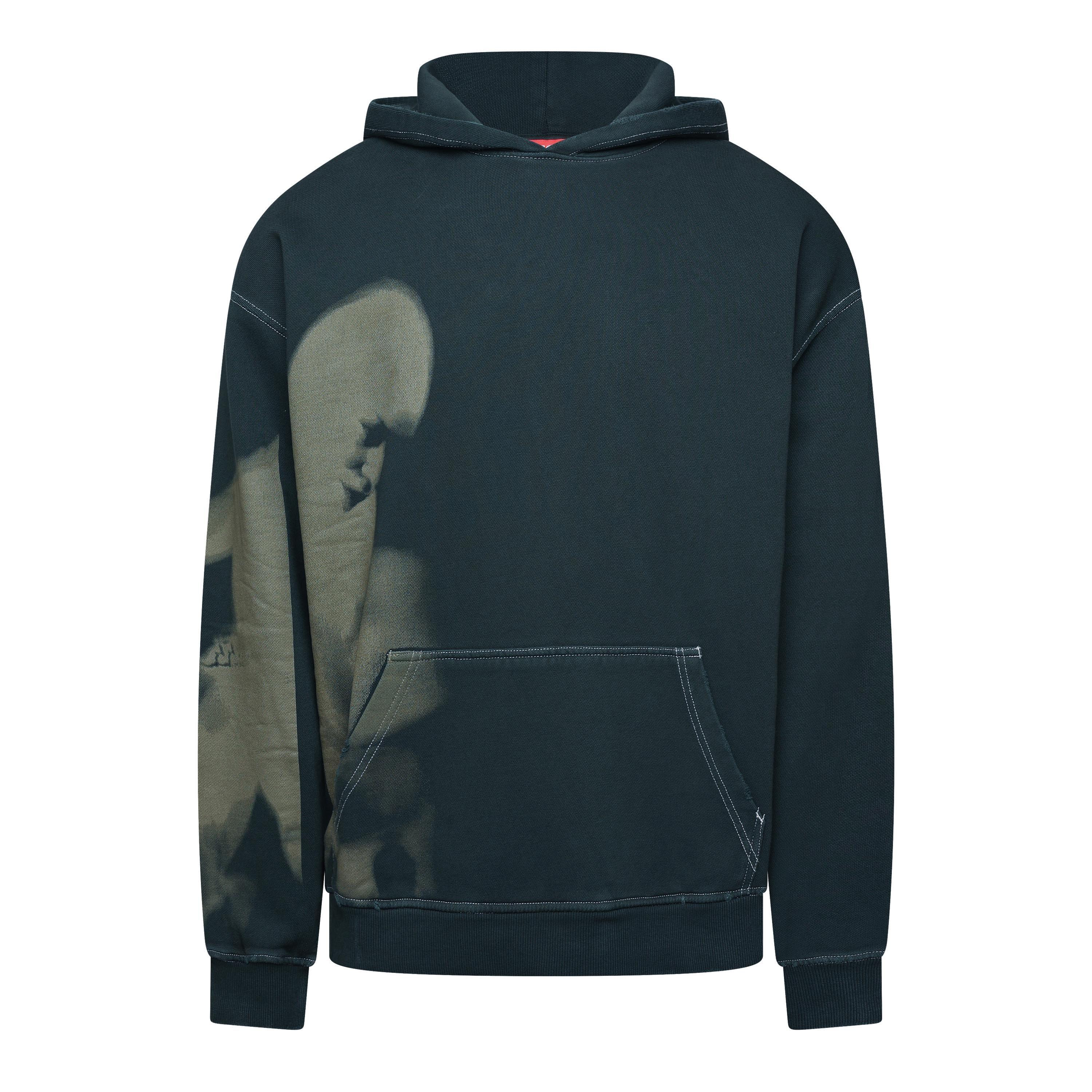 Diesel Men's Over The Head Hoodie - Black Black B - XL