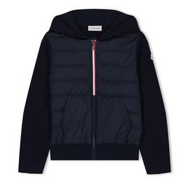 Moncler Padded Zip Up Hoodie Junior