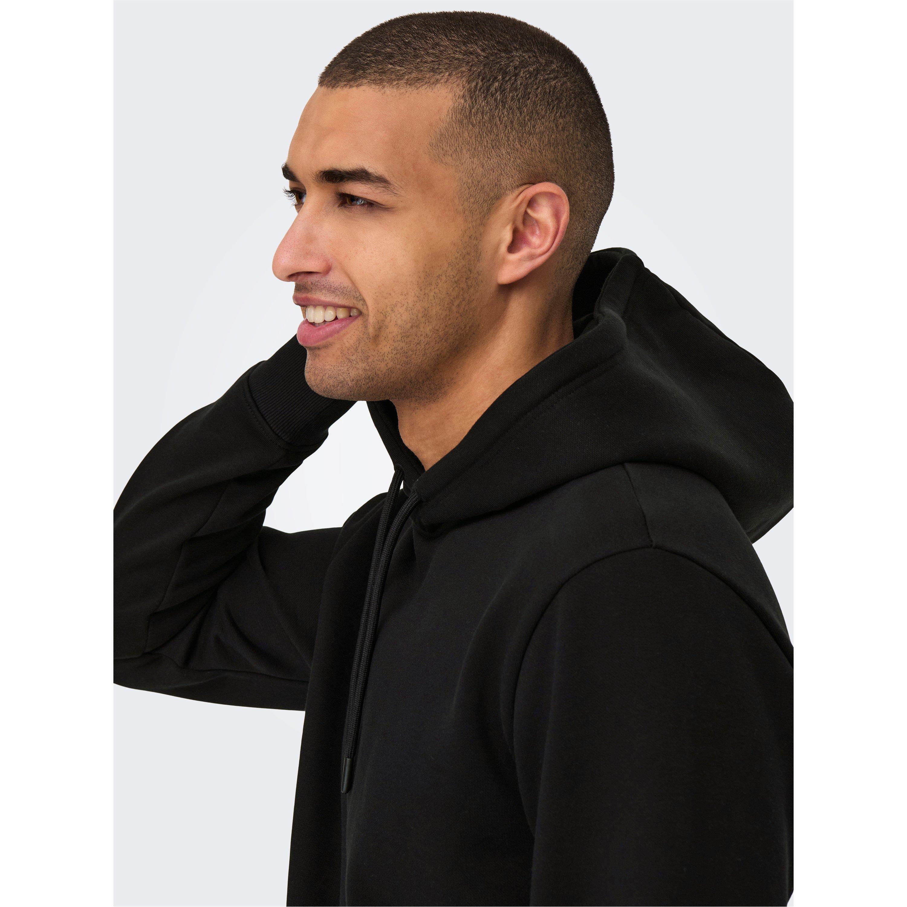 Zwart - Only and Sons - Connor Hoodie - 4