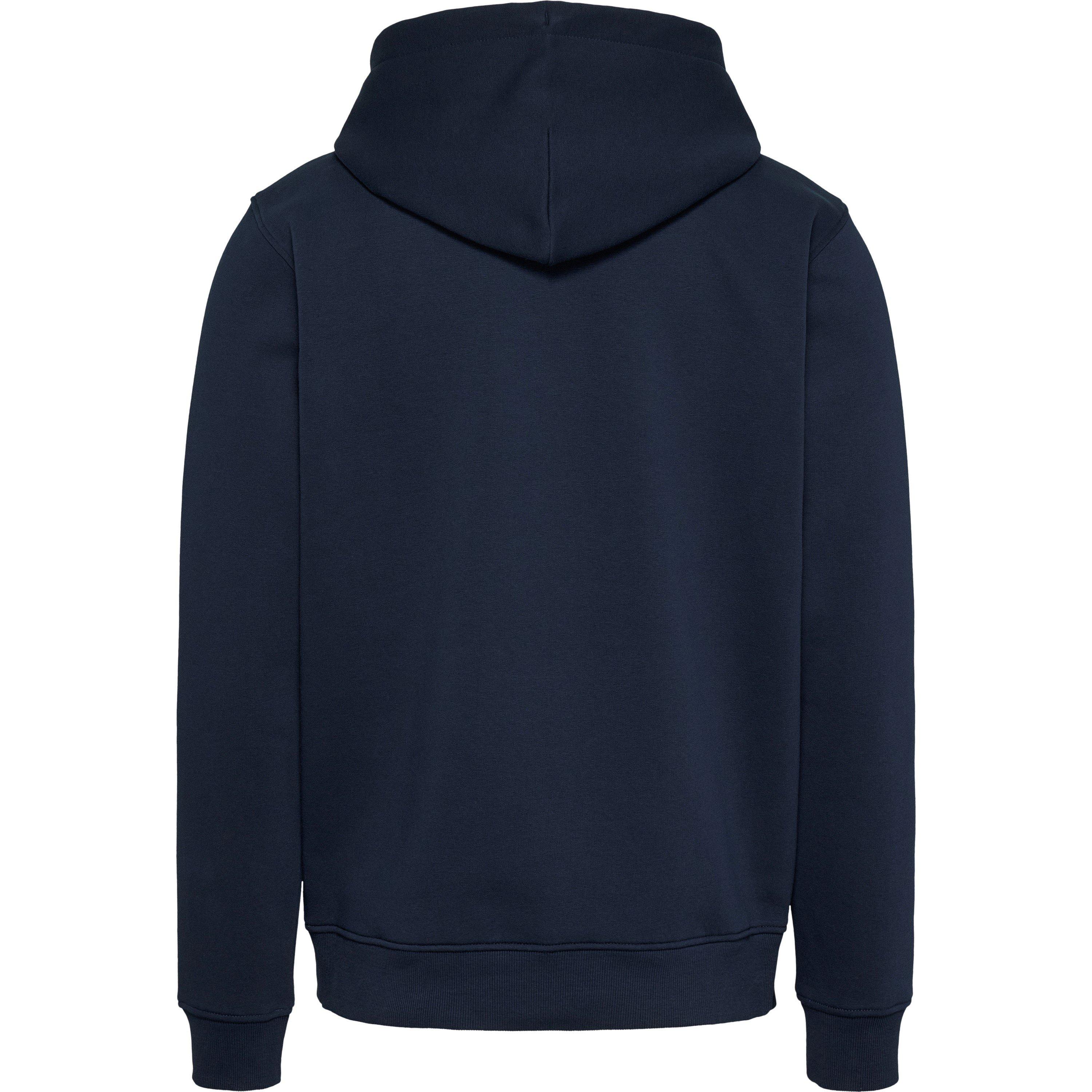 Dk Nacht Marineblauw - Tommy Jeans - Men's Regular Linear Logo Hoodie - 2