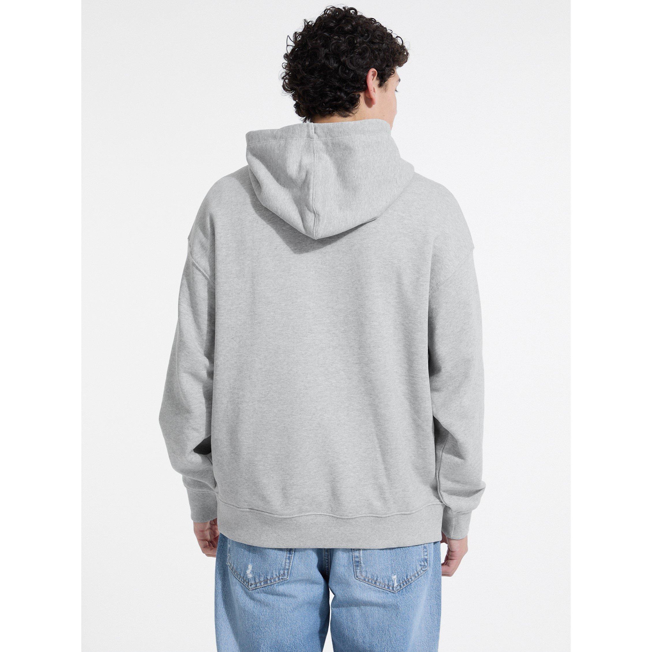 Grey Hthr H90Z - Guess - Men's Script Hoodie - 2