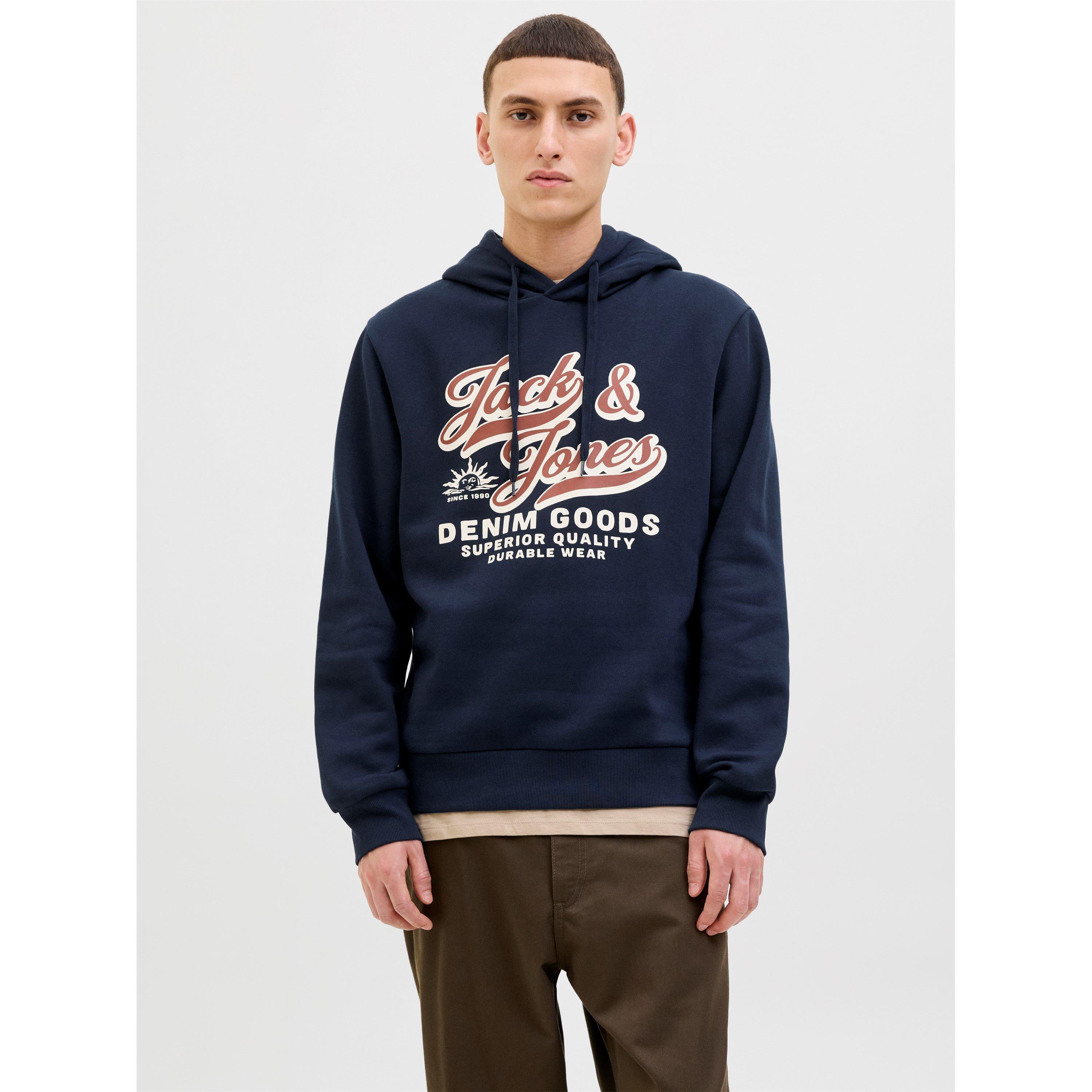 Sky Captain - Jack and Jones - Colour Logo Hoodie Mens - 1