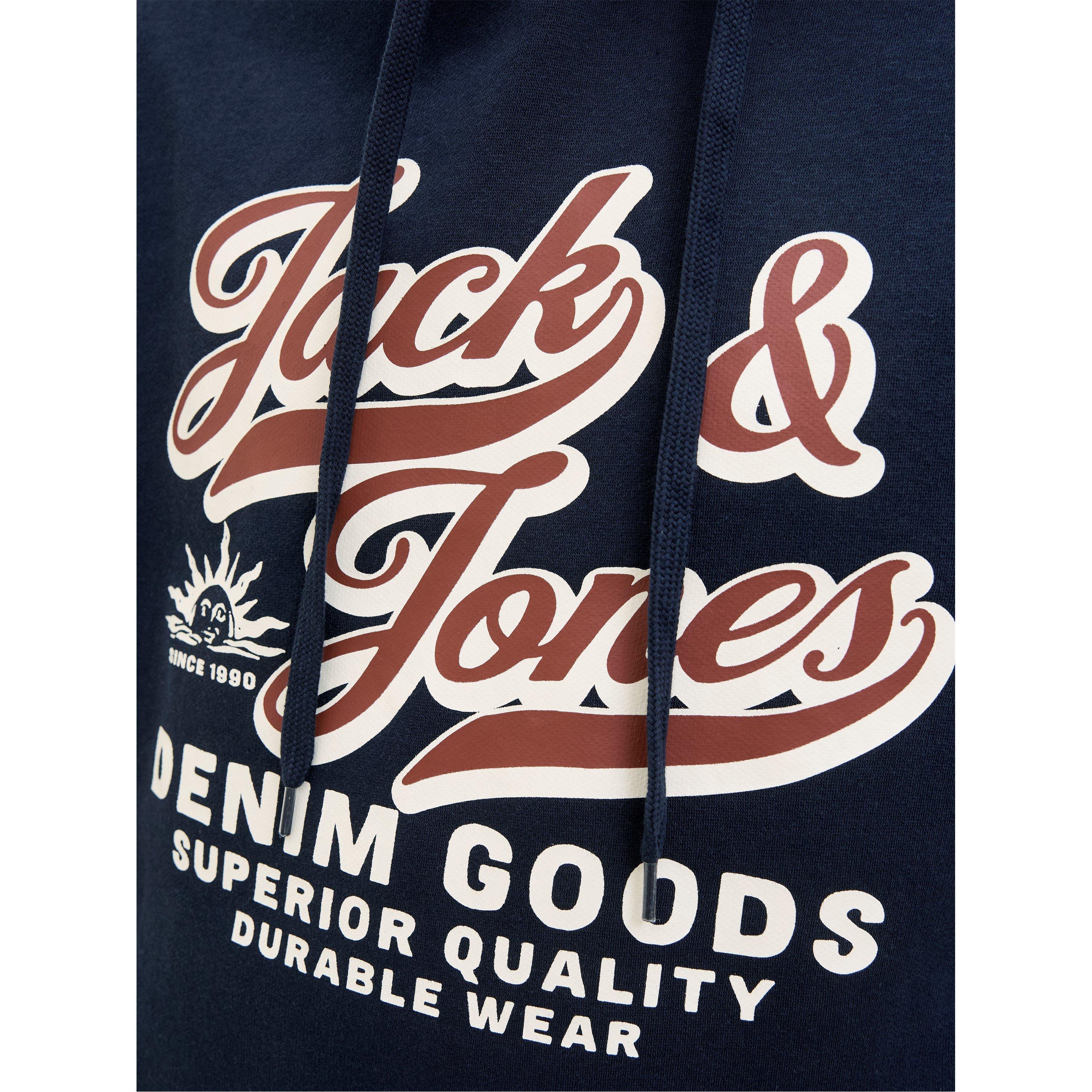 Sky Captain - Jack and Jones - Colour Logo Hoodie Mens - 5