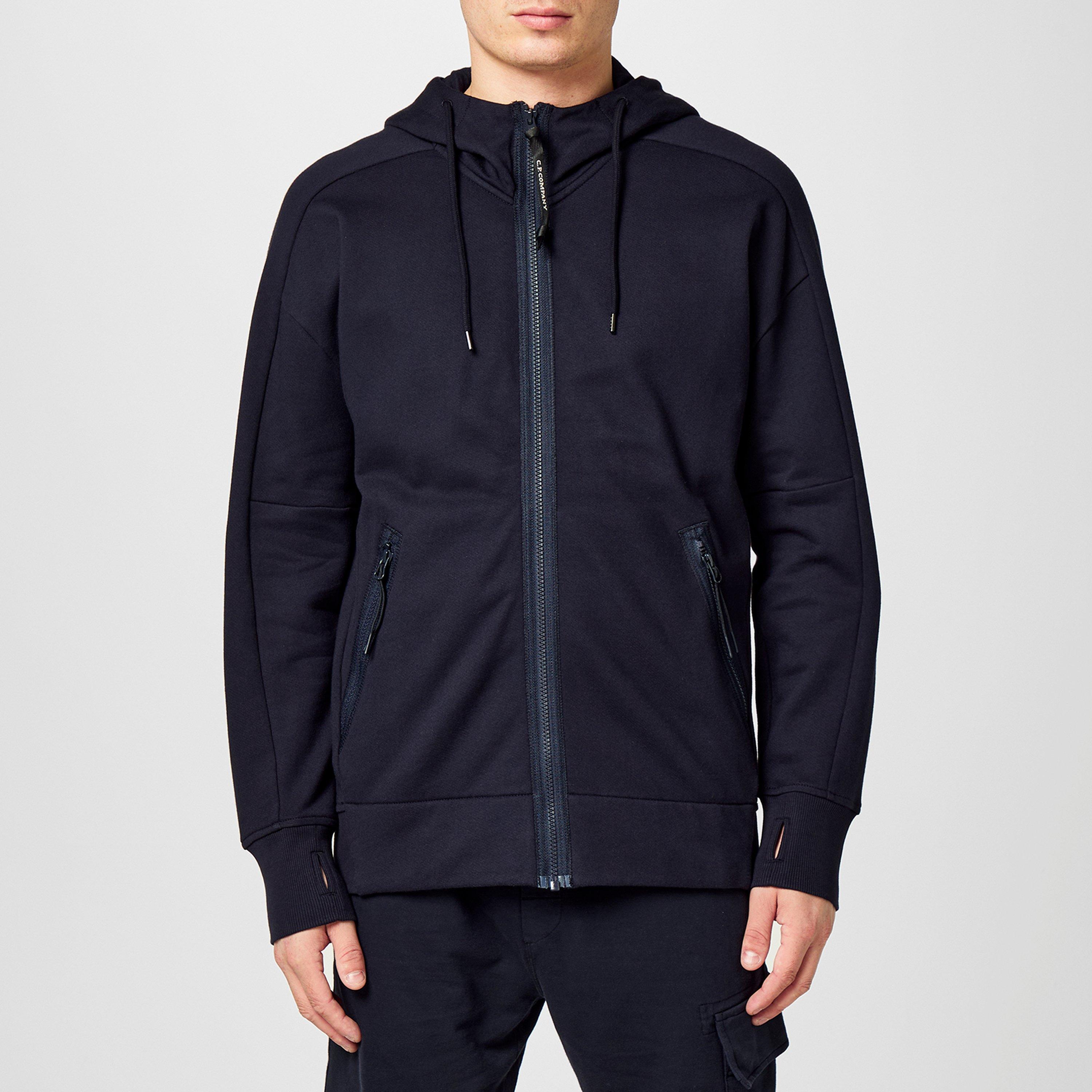 Total Eclip 888 - CP Company - Men's Goggle Full-Zip Hoodie - 3