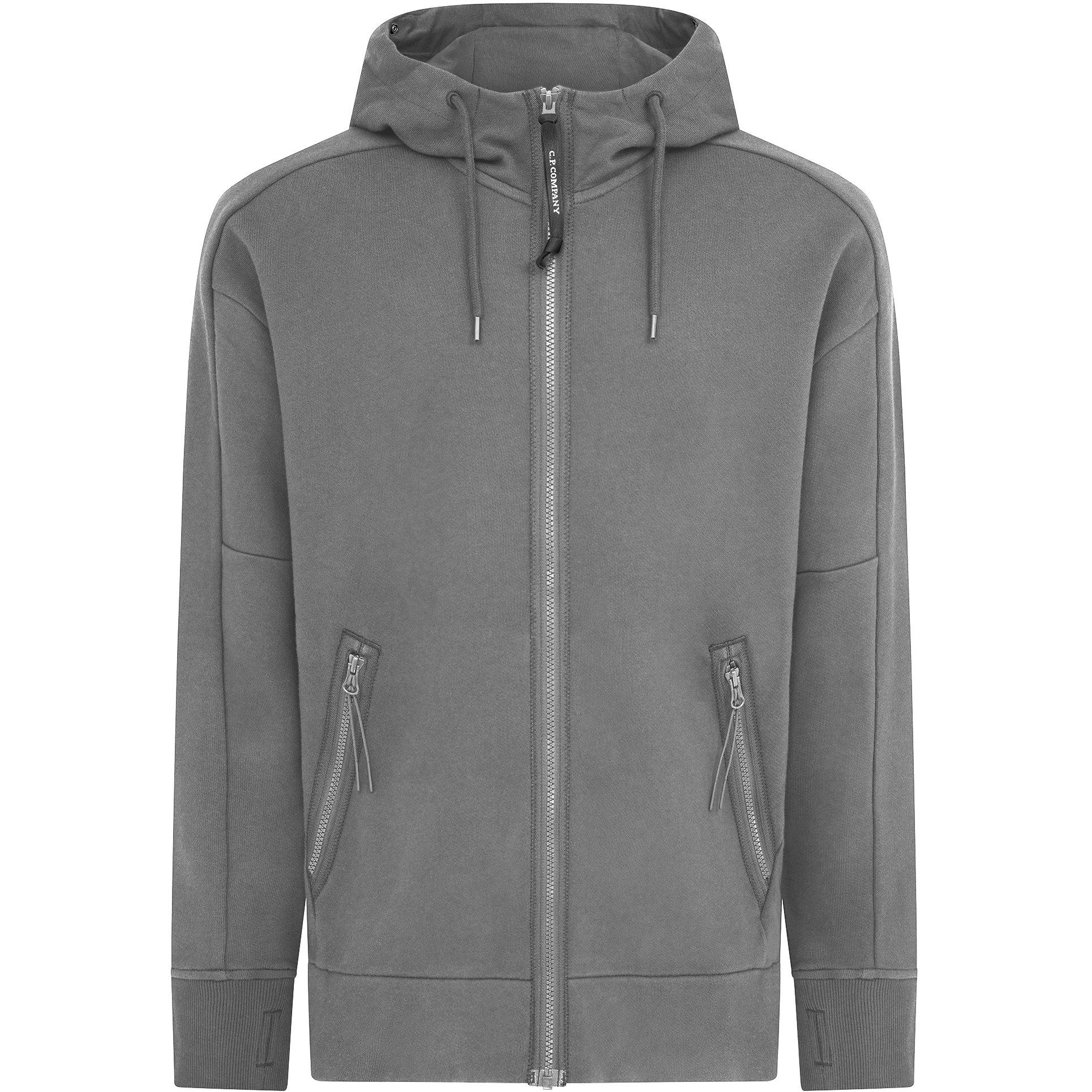 Cp Company Men's Goggle Full-Zip Hoodie - Shadow Grey 937 - XS (44)