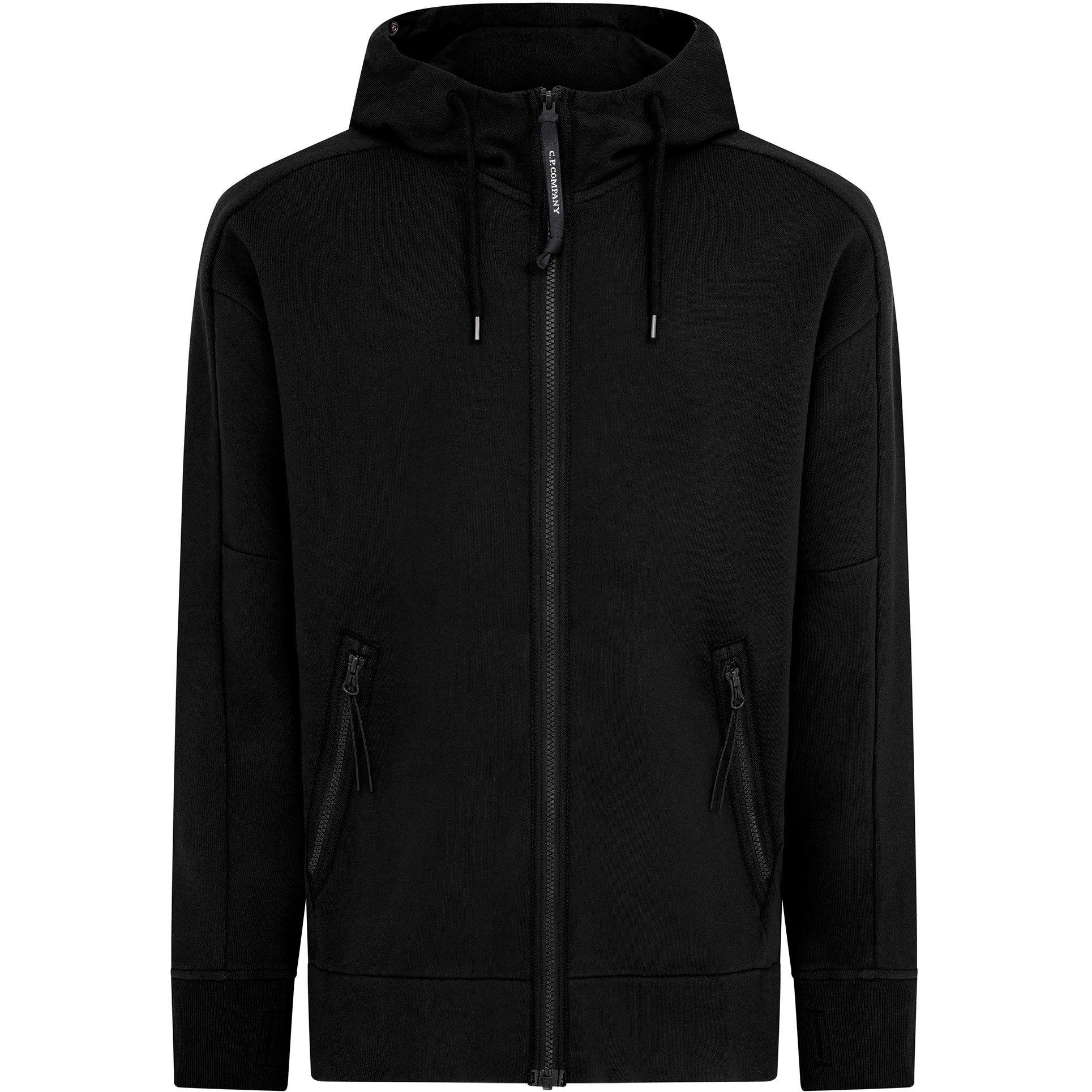 Black 999 - CP Company - Men's Goggle Full-Zip Hoodie - 10