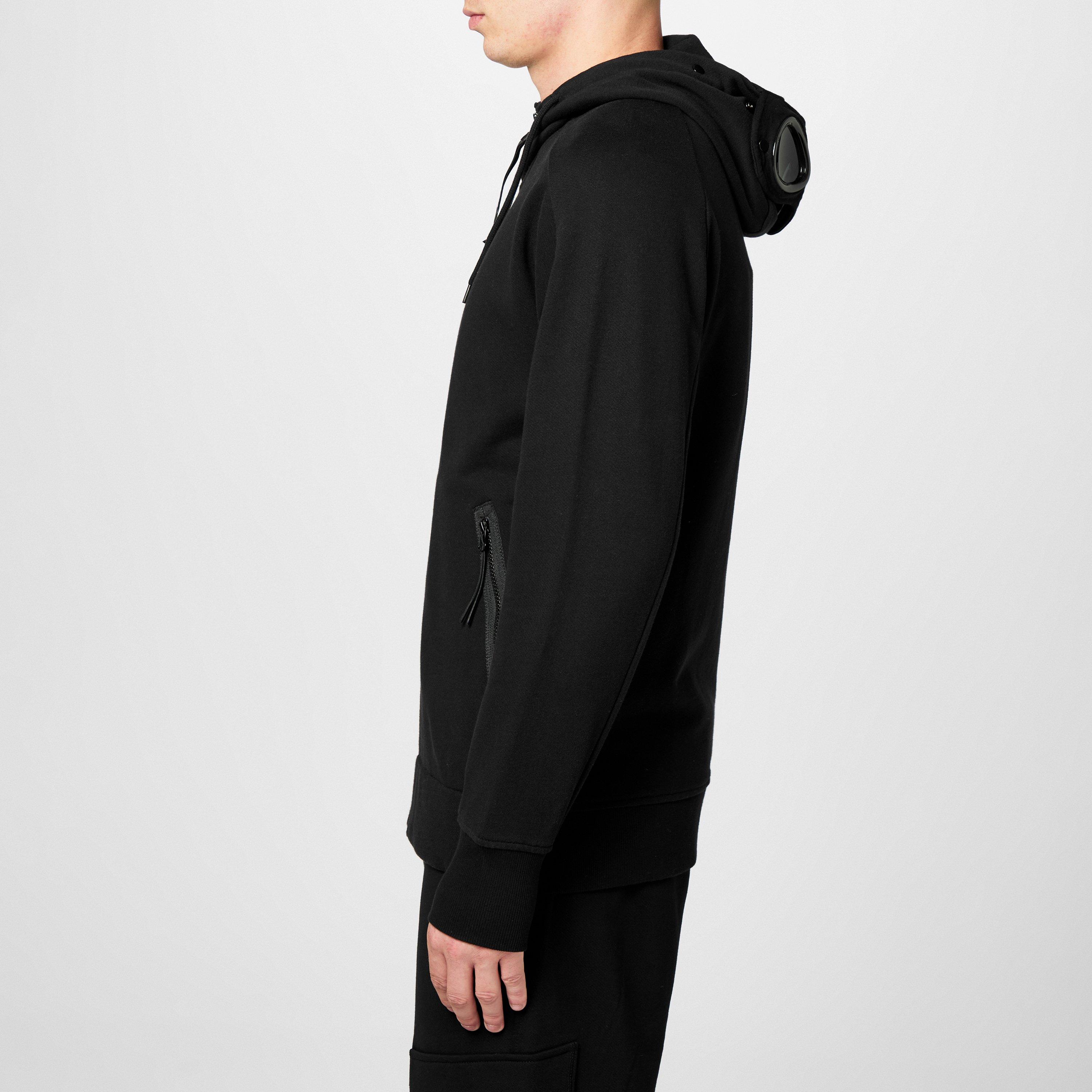 Black 999 - CP Company - Men's Goggle Full-Zip Hoodie - 5