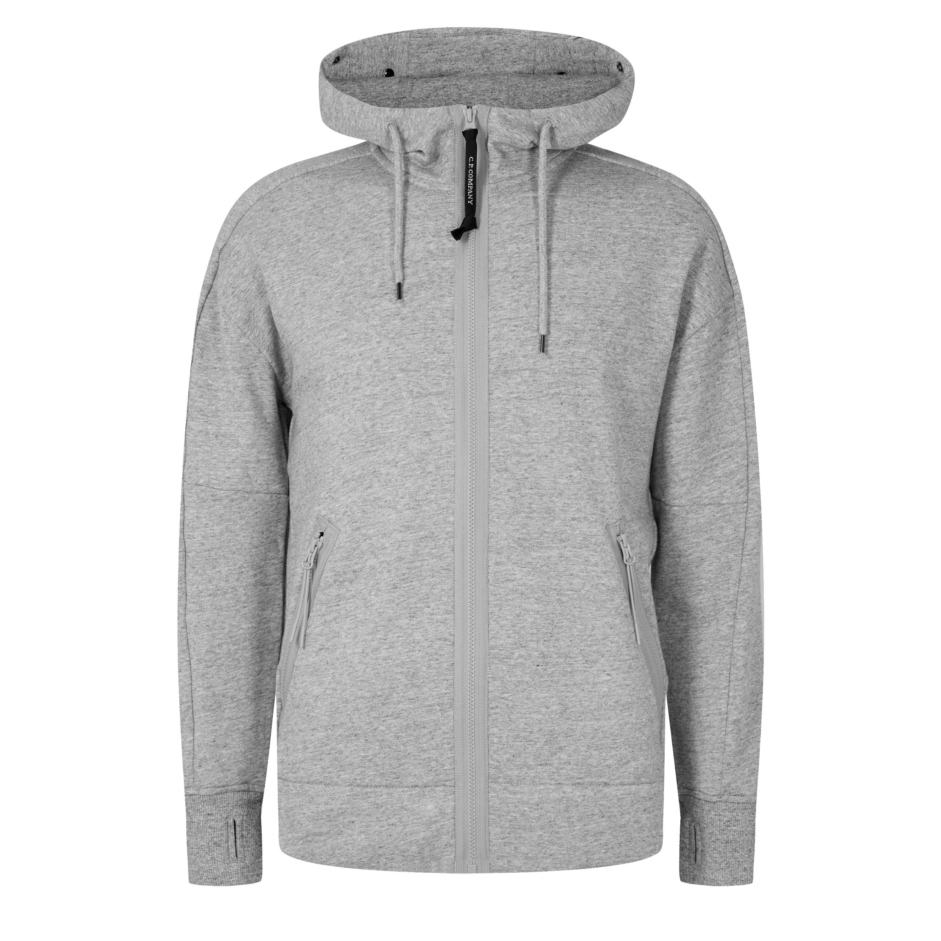 Cp Company Men's Goggle Full-Zip Hoodie - Grey M94 - XS (44)
