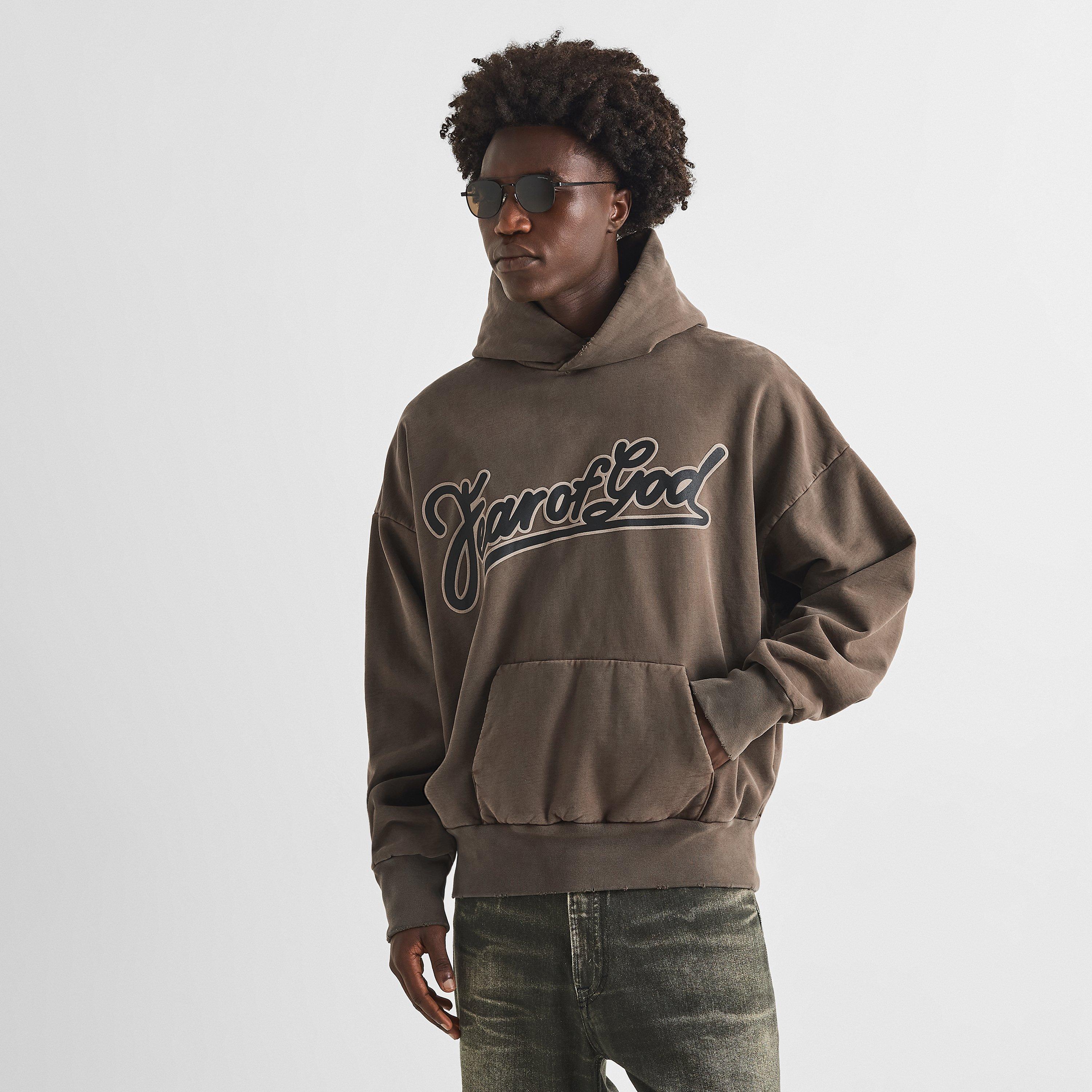 Faded Brown - Fear Of God - Men's Overhead Hoodie - 3