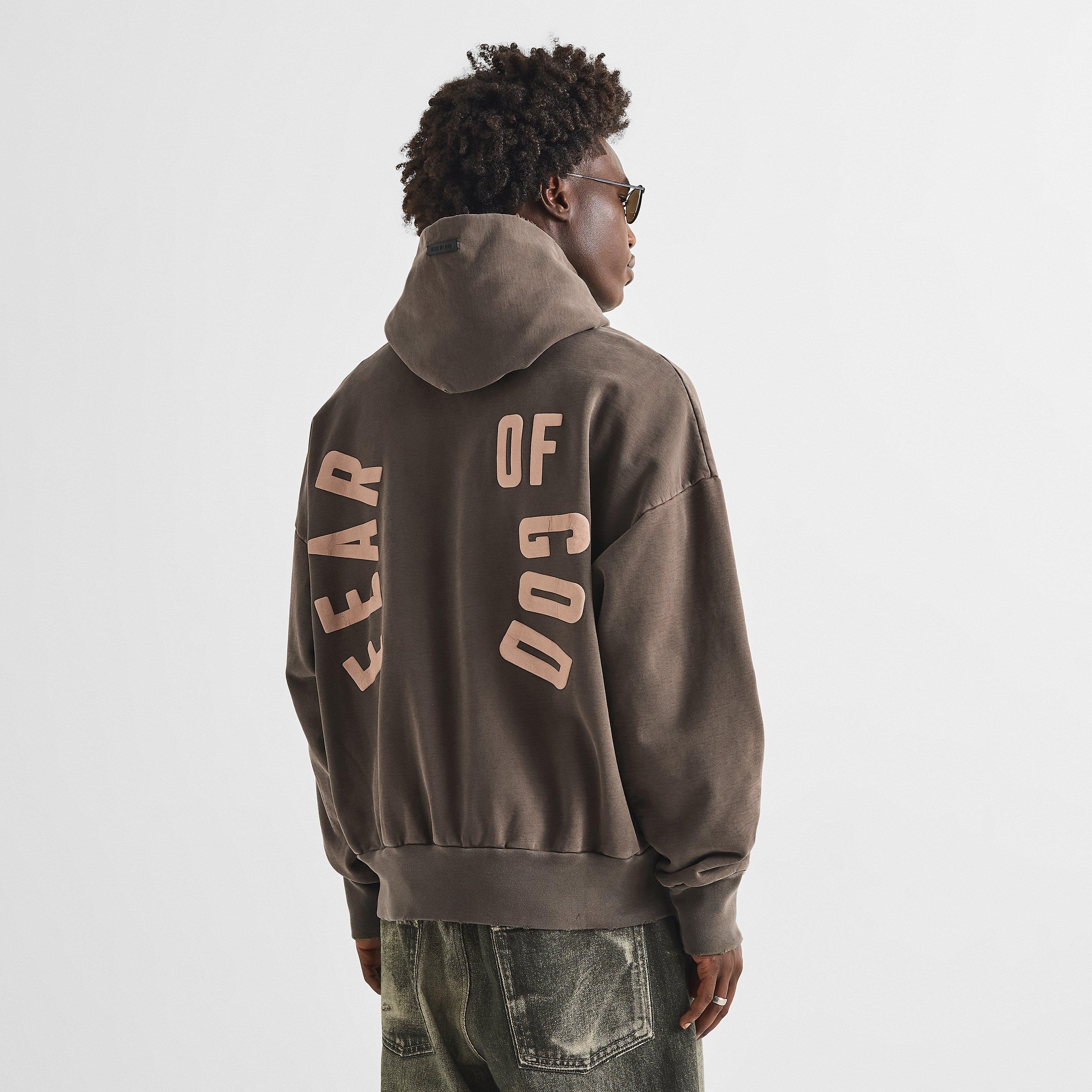 Faded Brown - Fear Of God - Men's Overhead Hoodie - 4