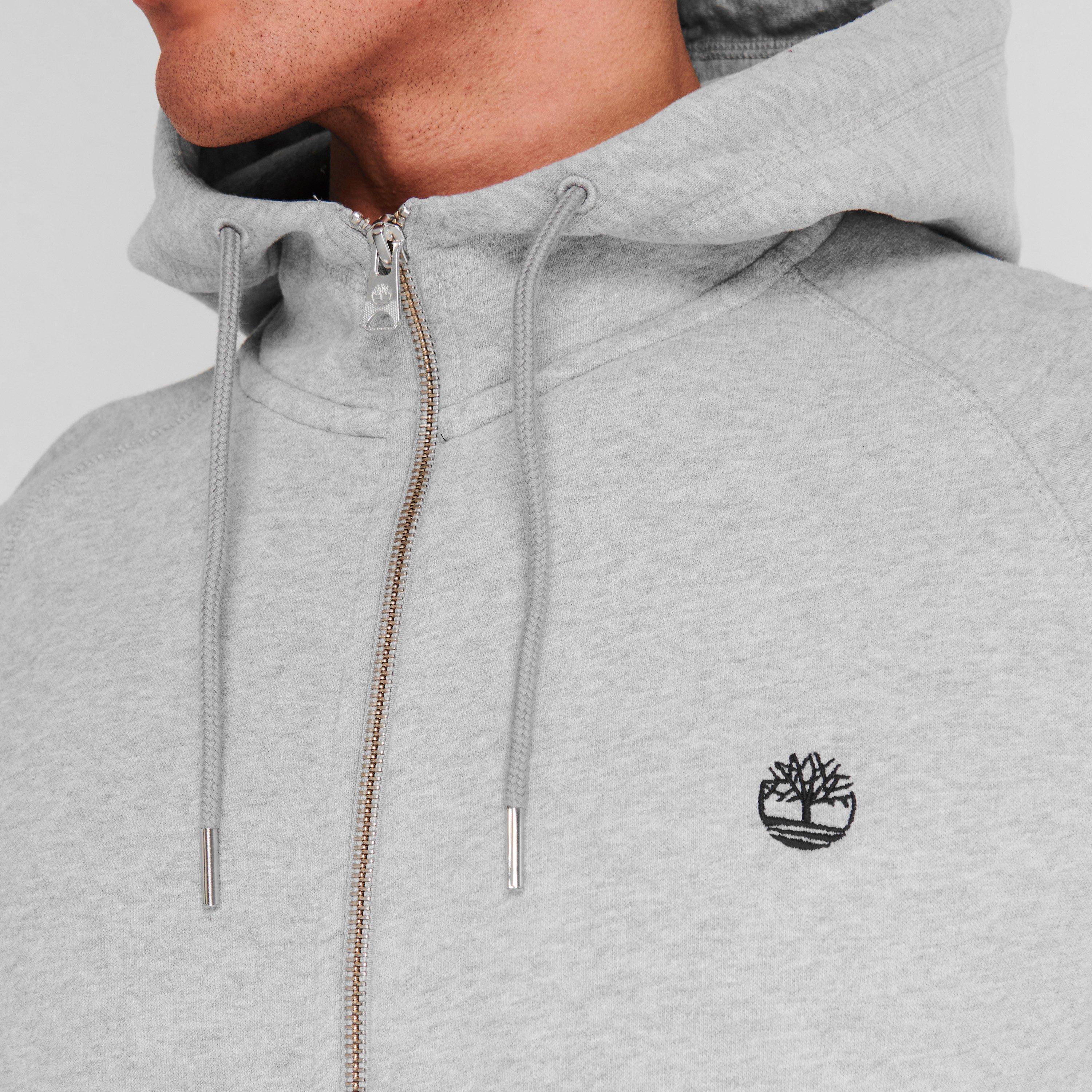 Med Cinza Mesclado - Timberland - Timberland Exeter Full Zip Hoodie - 7