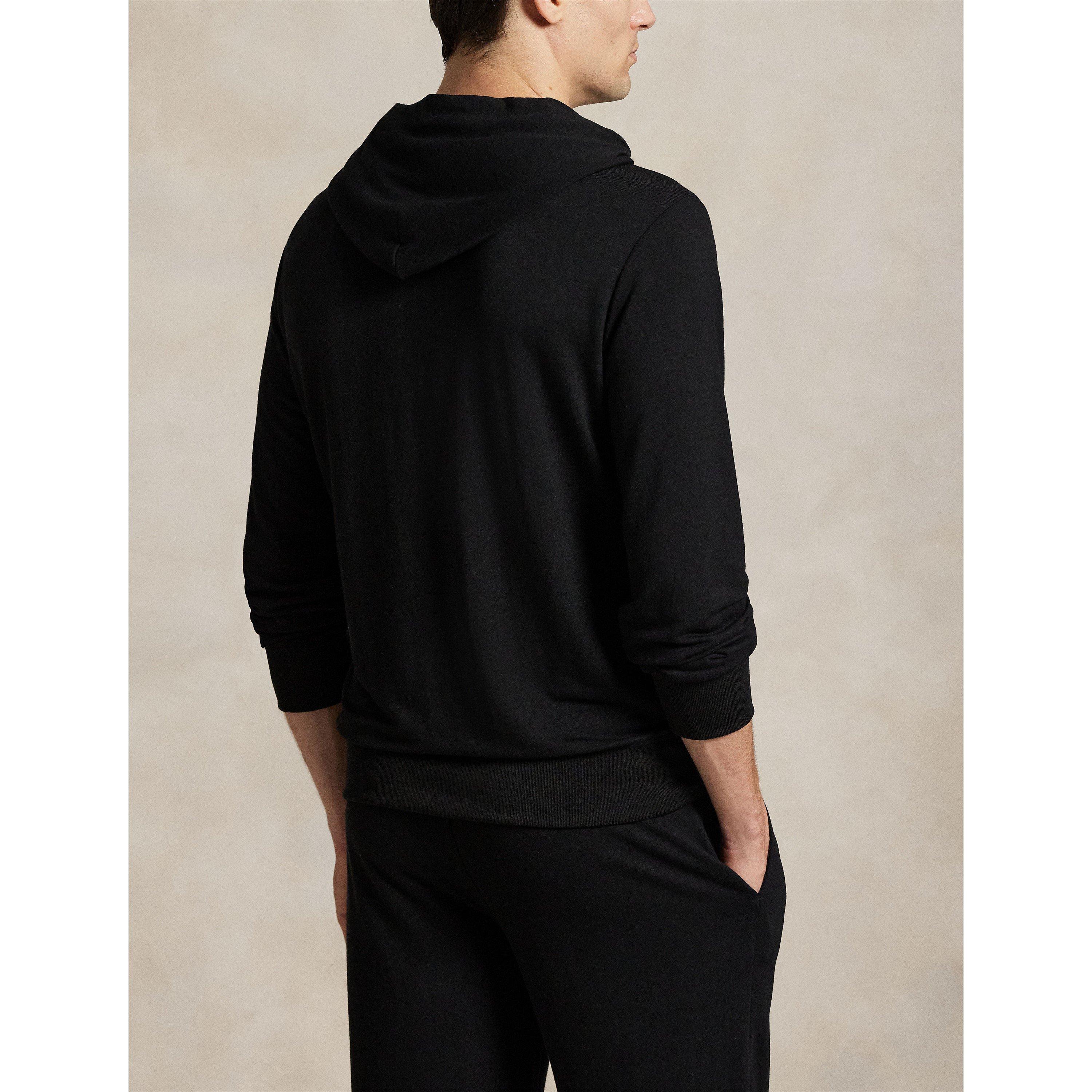 Polo Black - Polo Ralph Lauren - Men's Puck Logo Pull Over Hoodie - 4