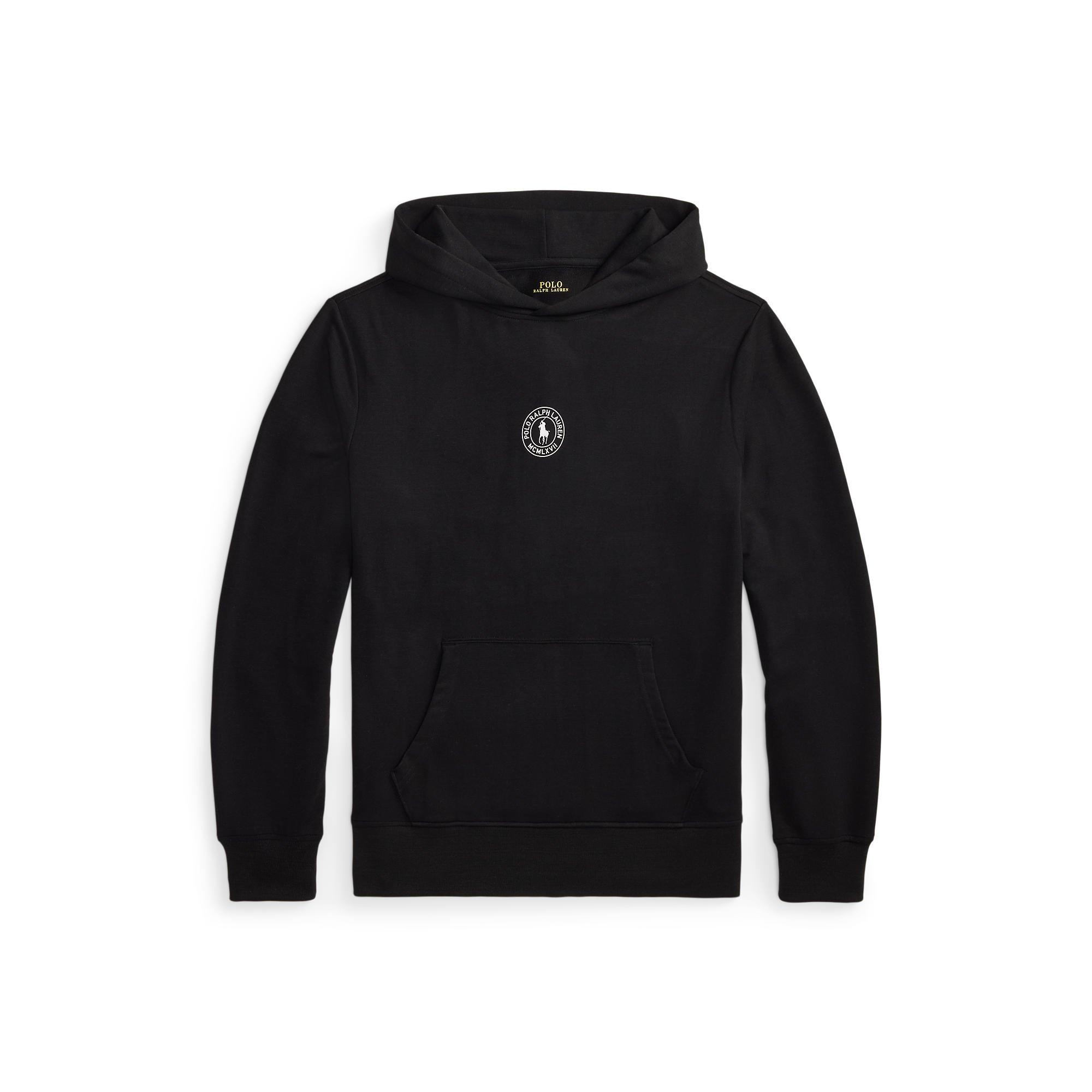Polo Black - Polo Ralph Lauren - Men's Puck Logo Pull Over Hoodie - 1