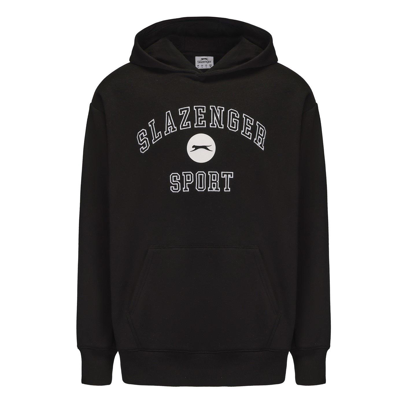 Slazenger Fleece Large Logo Hoodie Mens