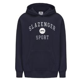 Slazenger Fleece Large Logo Hoodie Mens