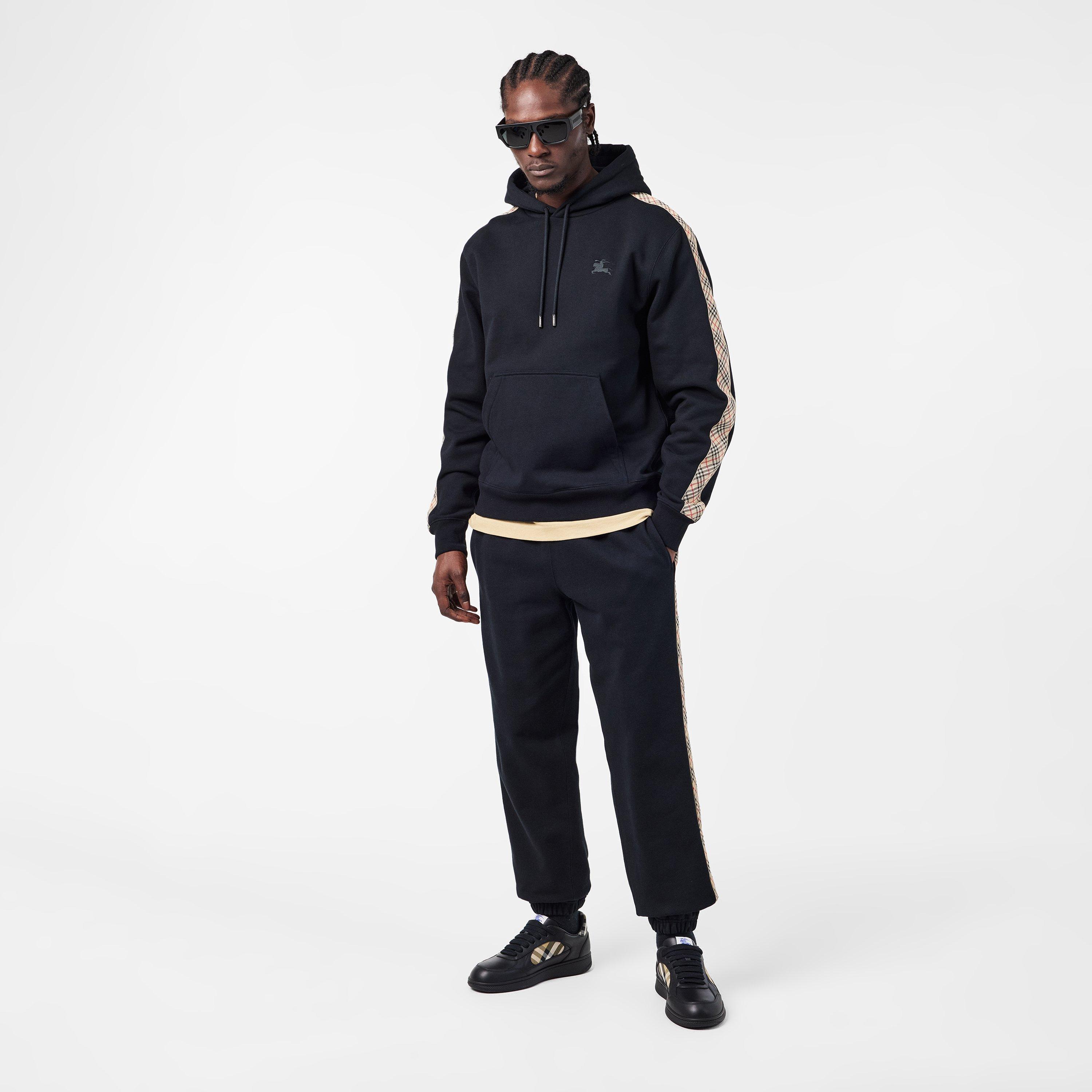 Black - Burberry - Men's Over the Head Hoodie - 6