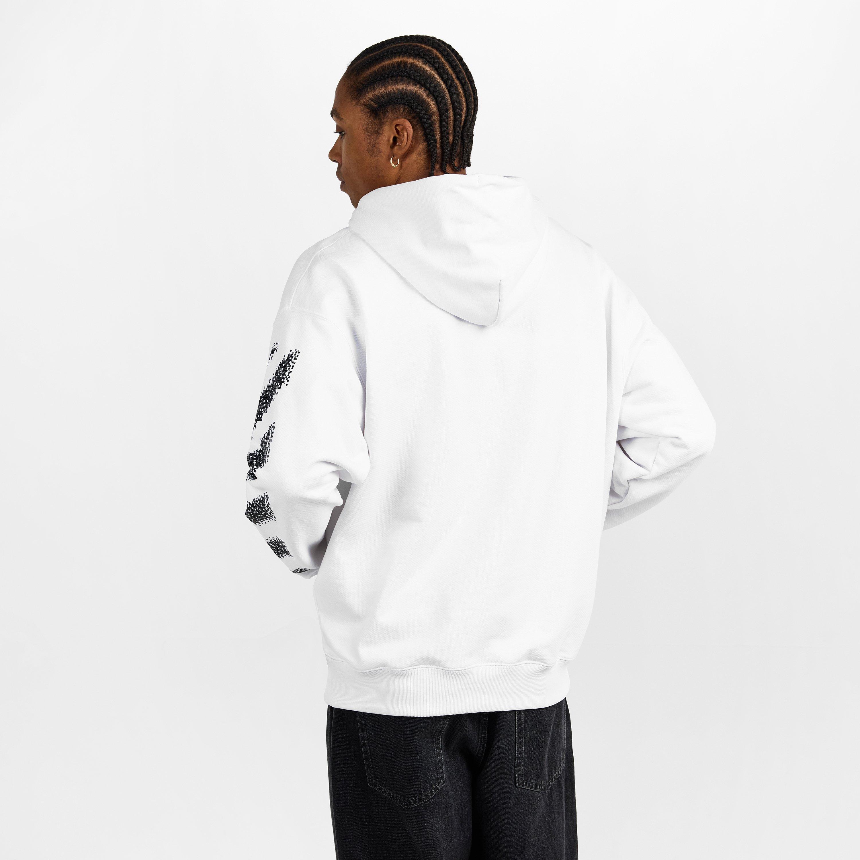 Bianco-Nero - Off White - Skate Hoodie Sn99 - 4