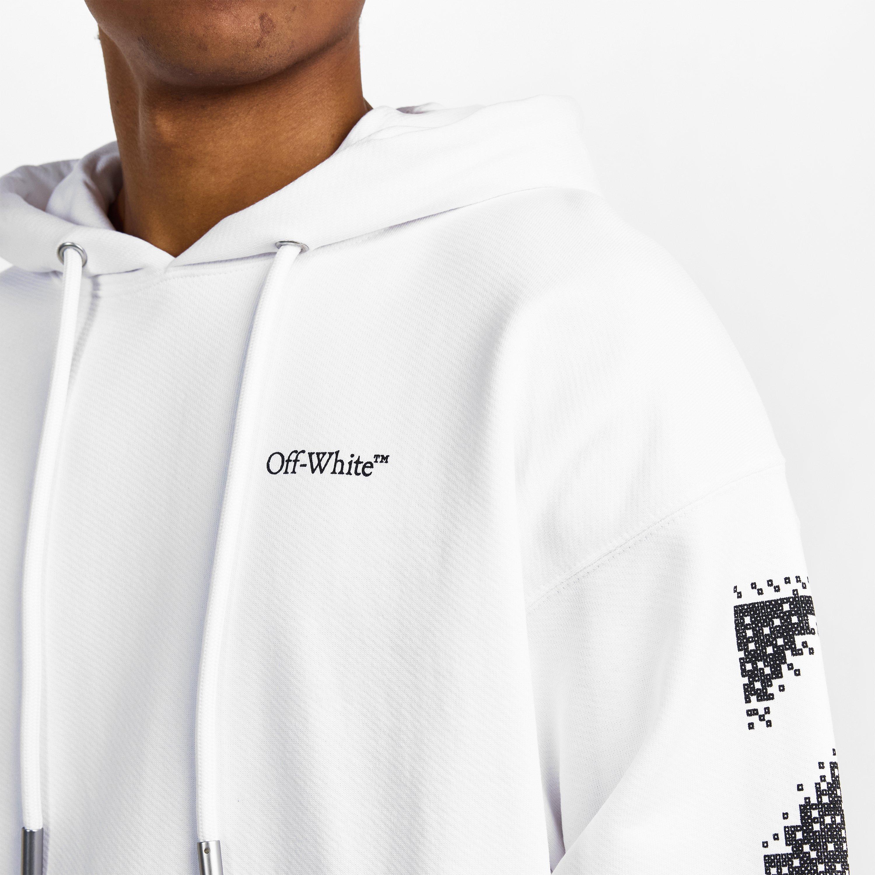 Bianco-Nero - Off White - Skate Hoodie Sn99 - 5