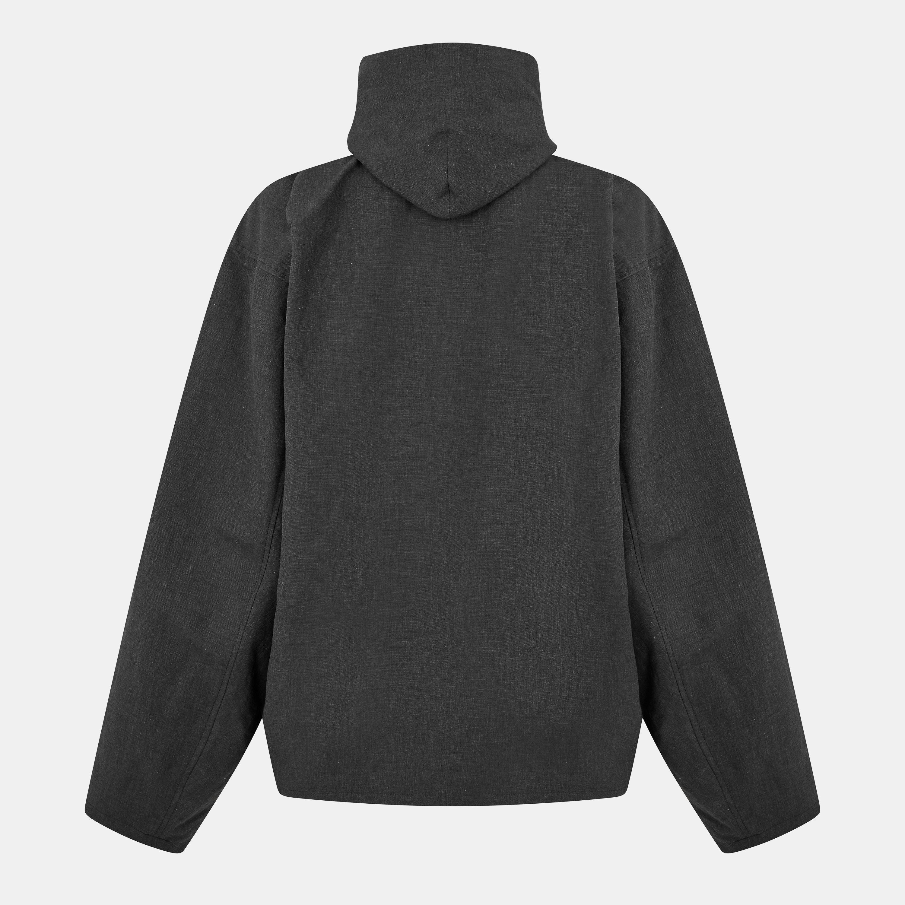 Black - Balenciaga - Men's Zip Hoodie - 2