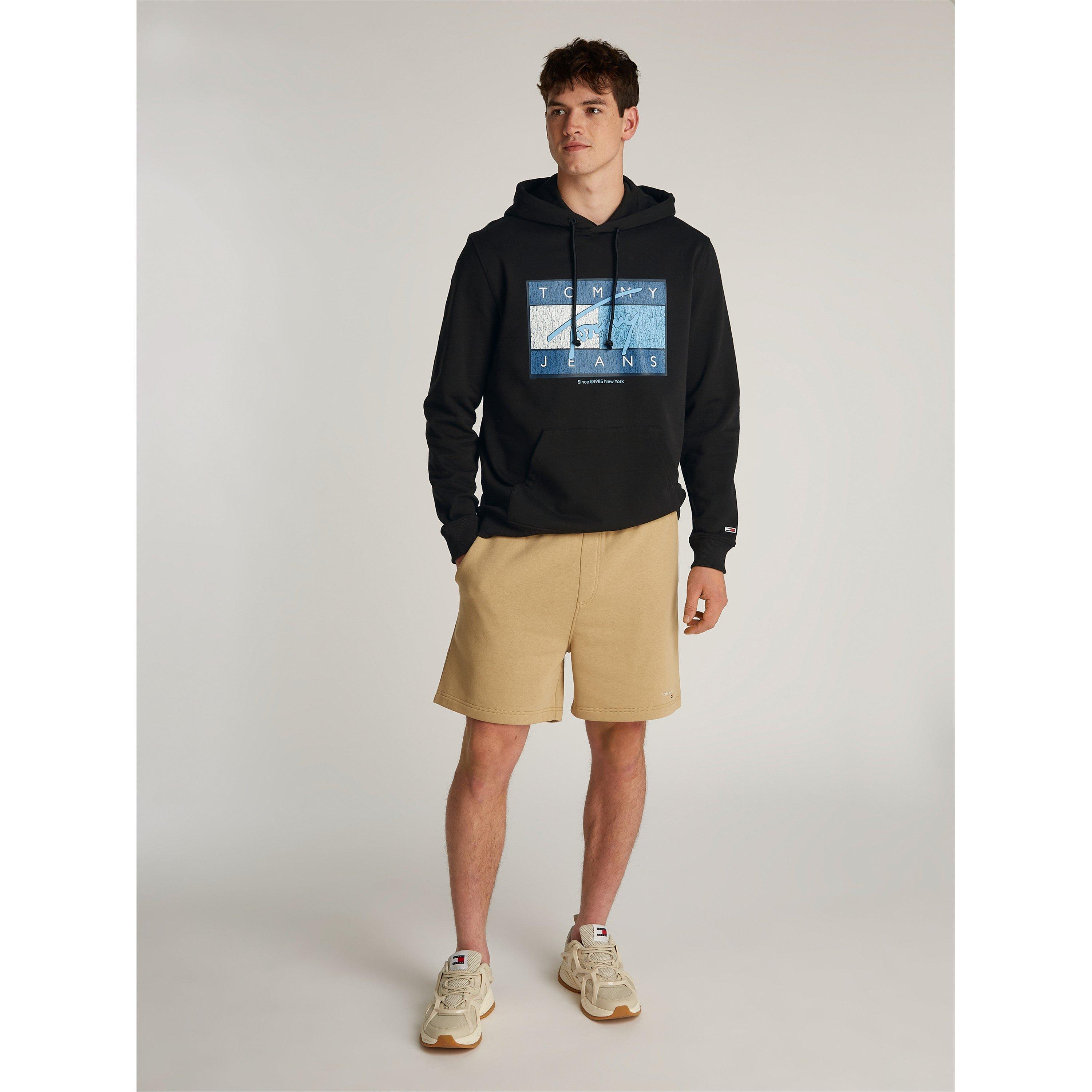 Zwart - Tommy Jeans - Men's Regular Flag Twist Hoodie - 6