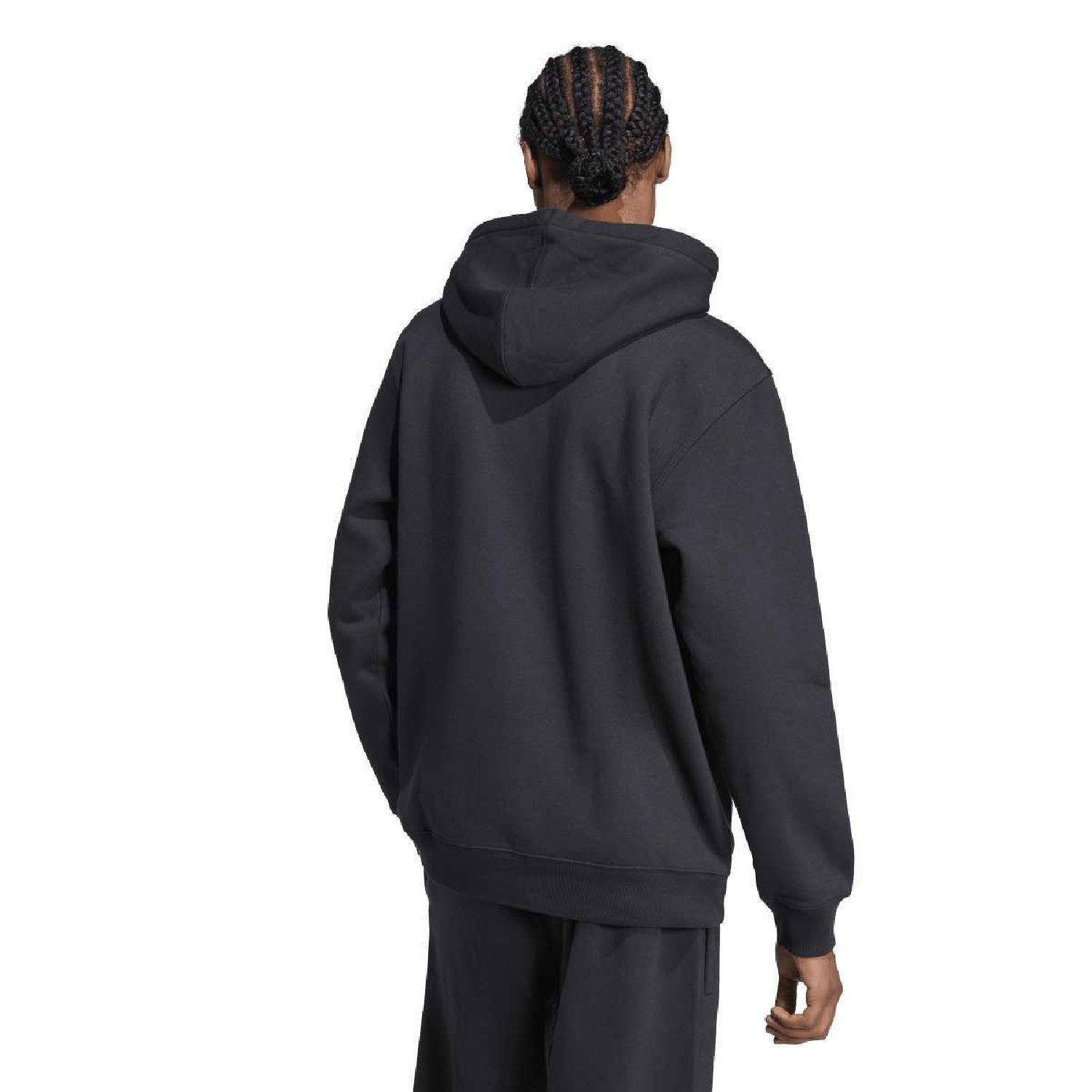 black - adidas Originals - adidas Originals Trefoil Essentials Hoody - 3