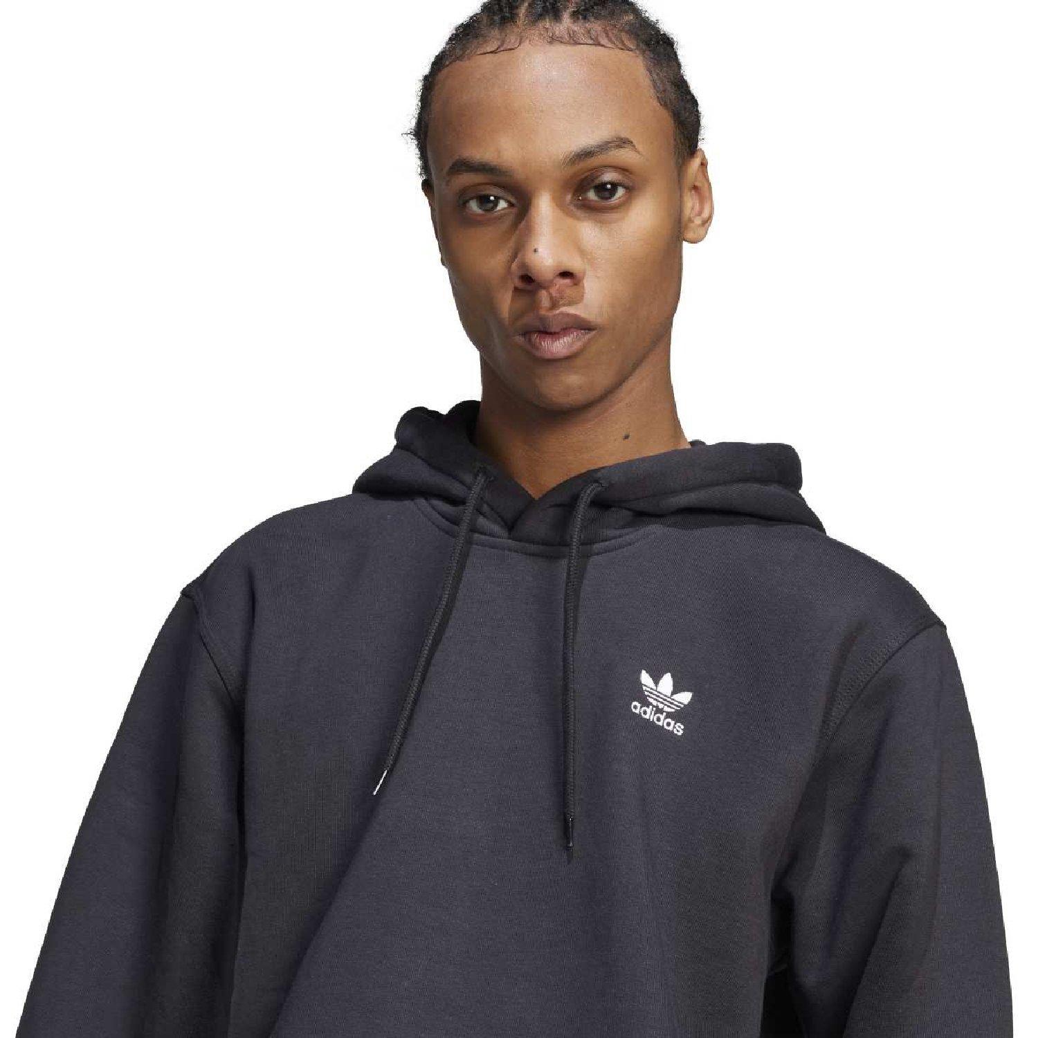 black - adidas Originals - adidas Originals Trefoil Essentials Hoody - 6