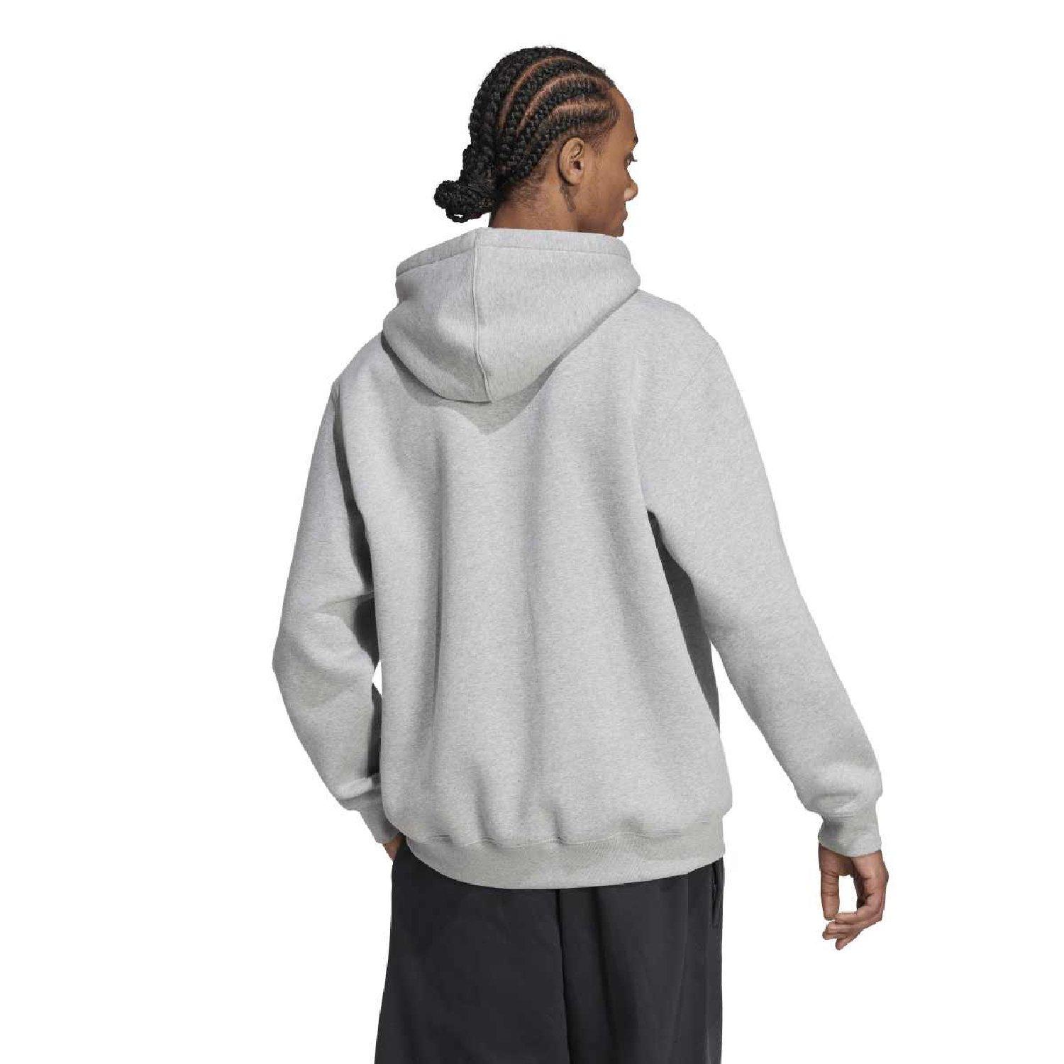 Grey - adidas Originals - adidas Originals Trefoil Essentials Hoody - 3