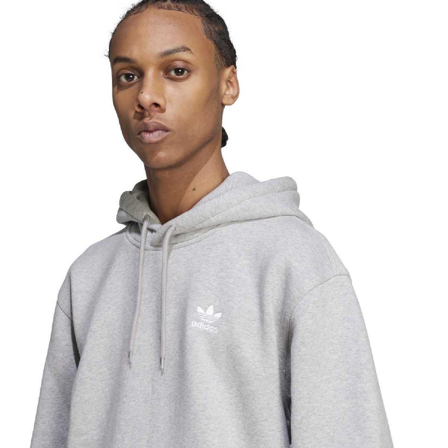 Grey - adidas Originals - adidas Originals Trefoil Essentials Hoody - 5