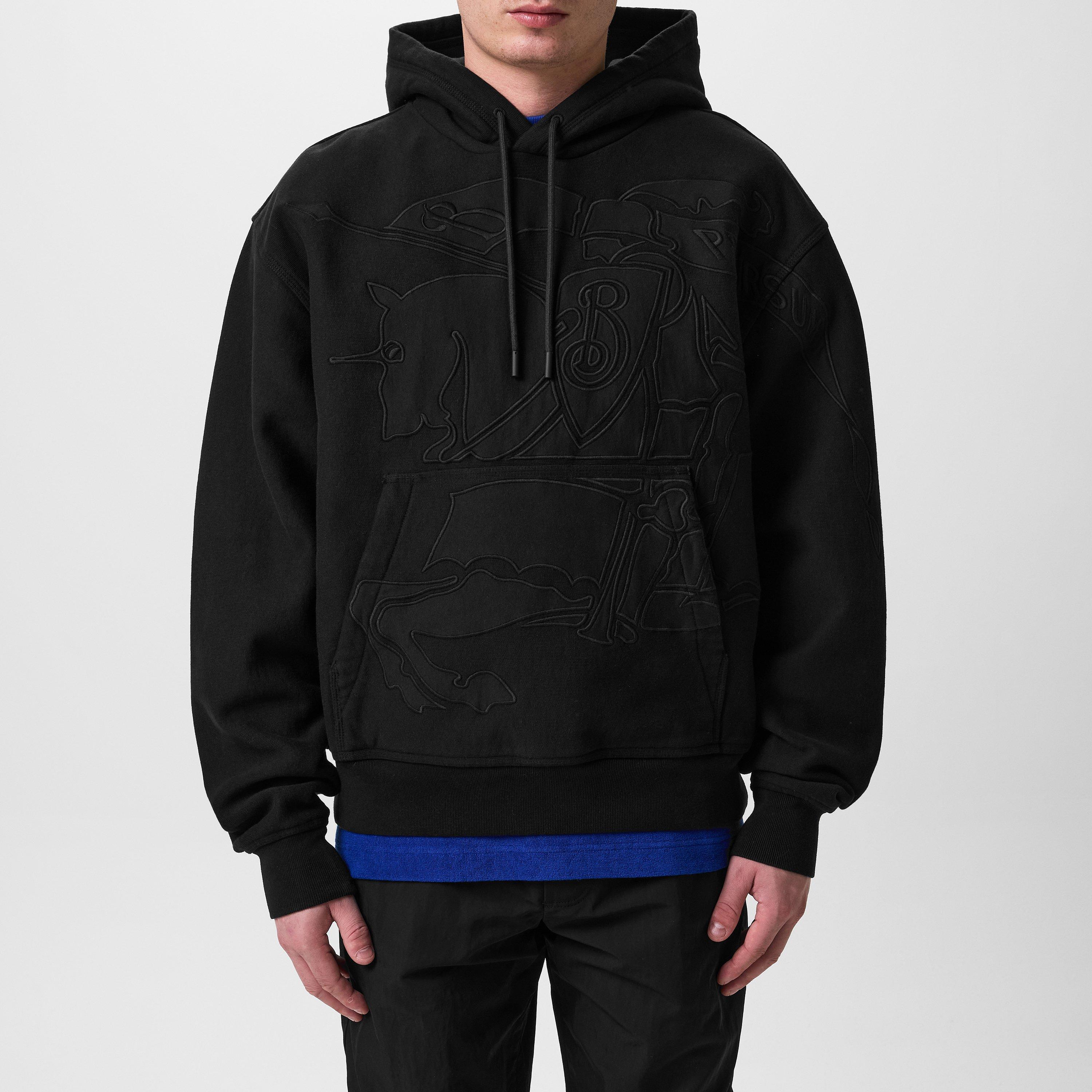 Burberry | Embroidered Equestrian Knight Design Hoodie | OTH Burberry | Embroidered Equestrian Knight Design Hoodie | OTH