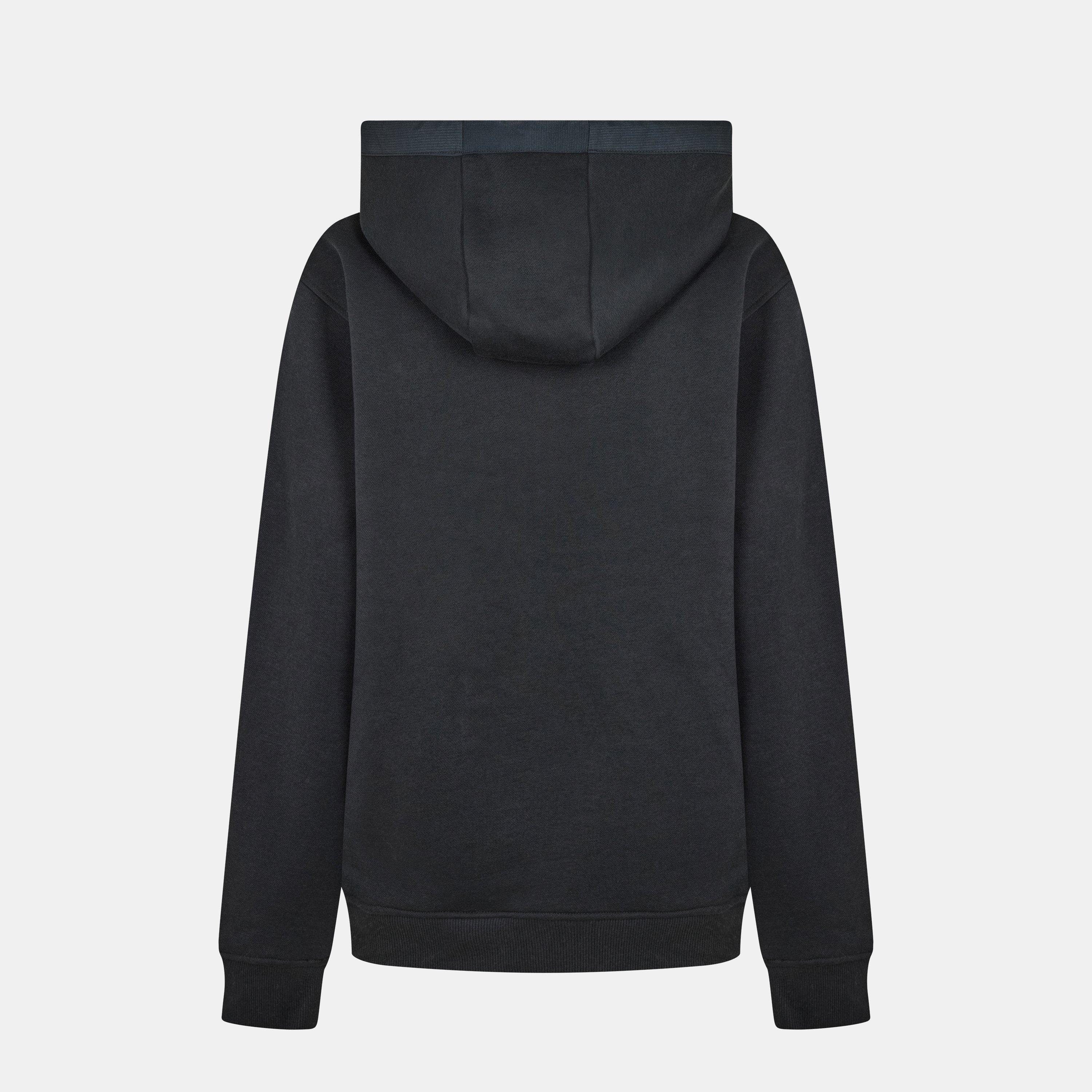 Black - Everlast - Men's Utility Contrast Panel Cotton Long Sleeve Hoodie - 2