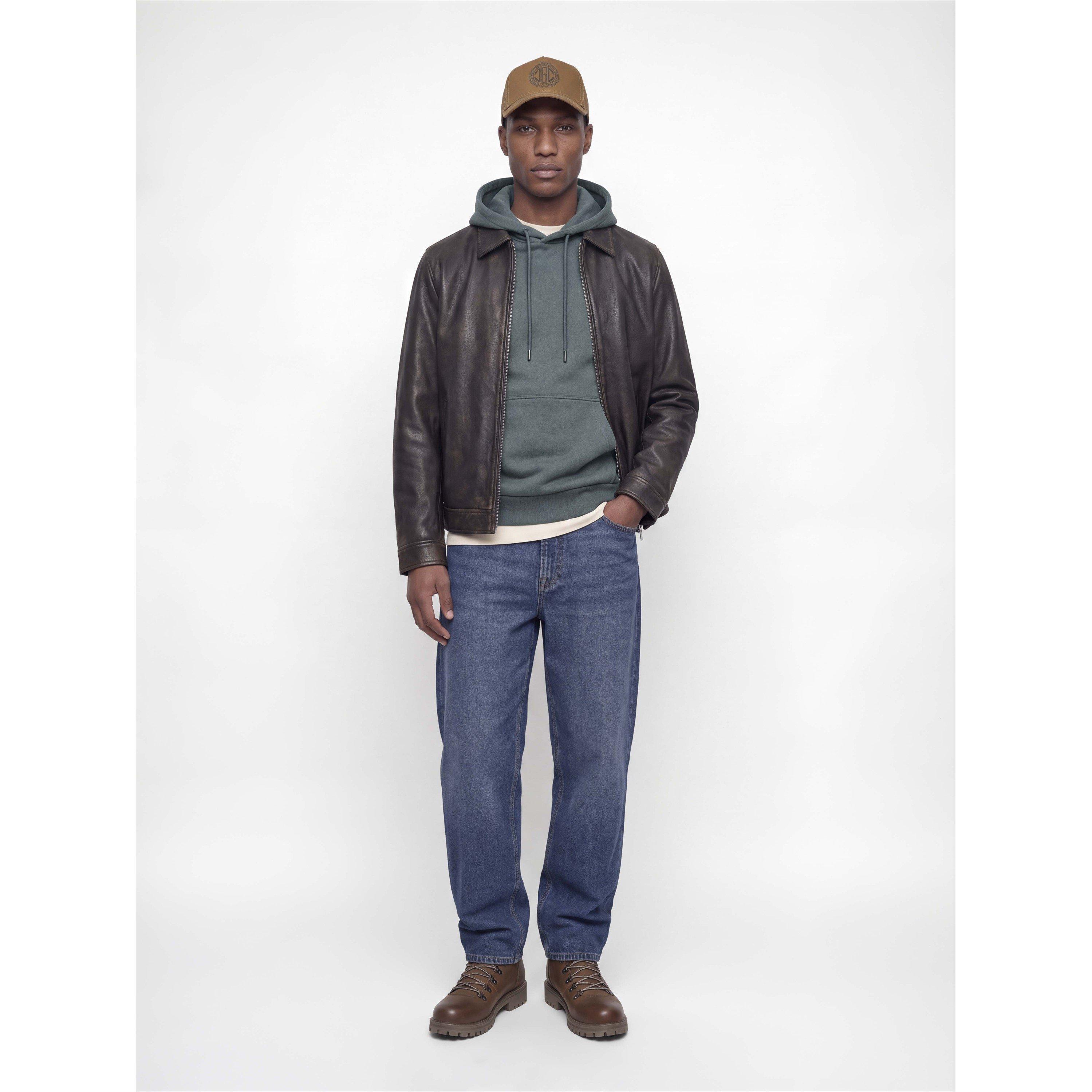 Jack and Jones | Men's Bradley Over the Head Cotton Oversized-Fit ...