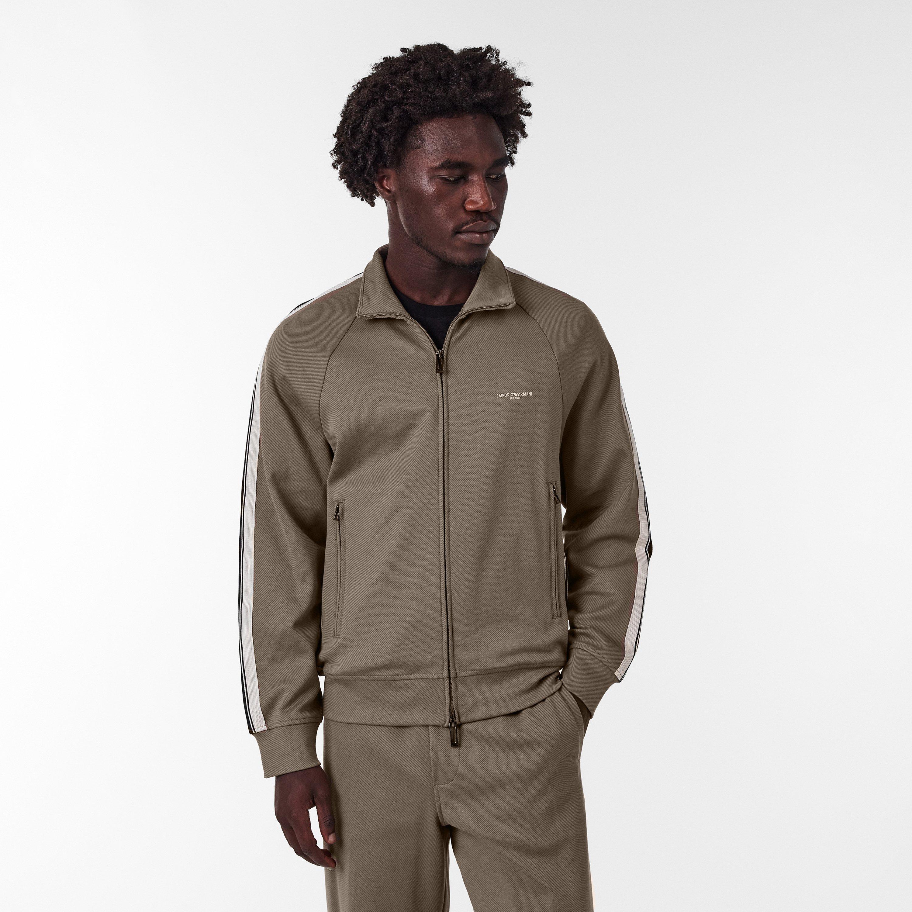 Walnut U6189 - Emporio Armani - Men's Zip Hoodie - 3