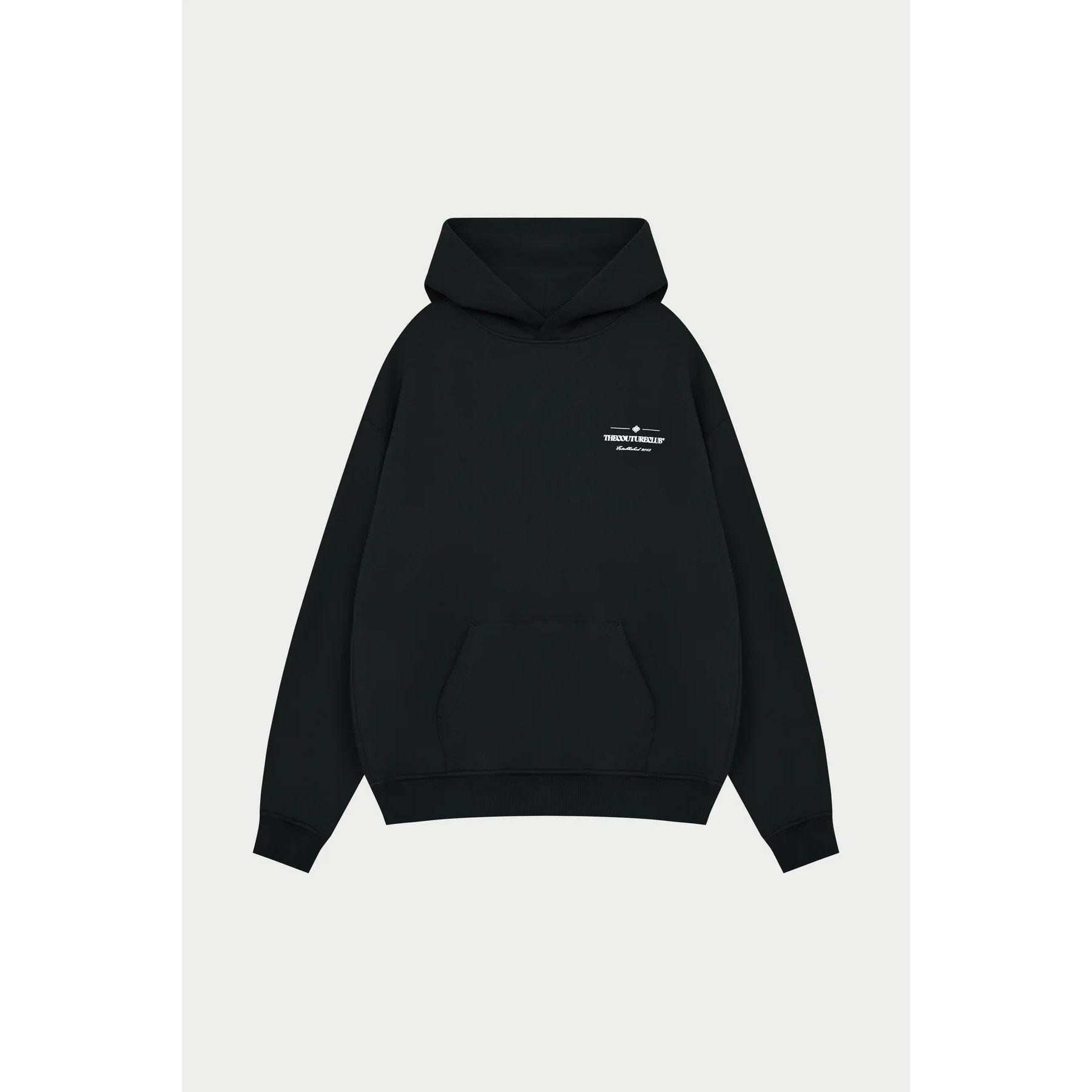 Black - The Couture Club - Men's Copyright Over the Head Oversized-Fit Hoodie - 2