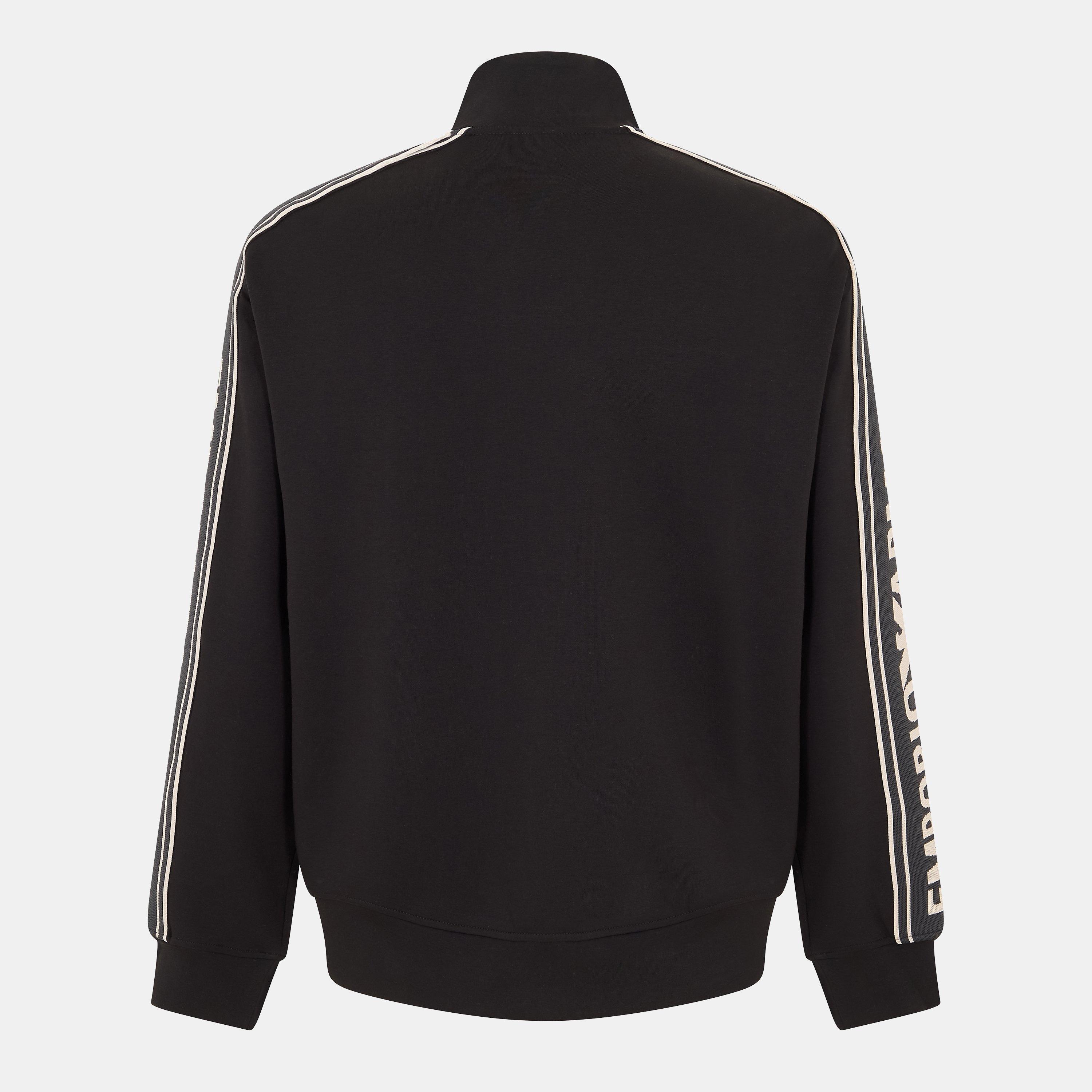 Black UC001 - Emporio Armani - Men's Zip Hoodie - 2